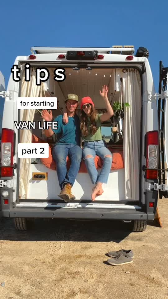 @courtandnate — tips for starting #vanlife part✌🏼 #camperlife #campervan #vanlifetips #tiktoktips