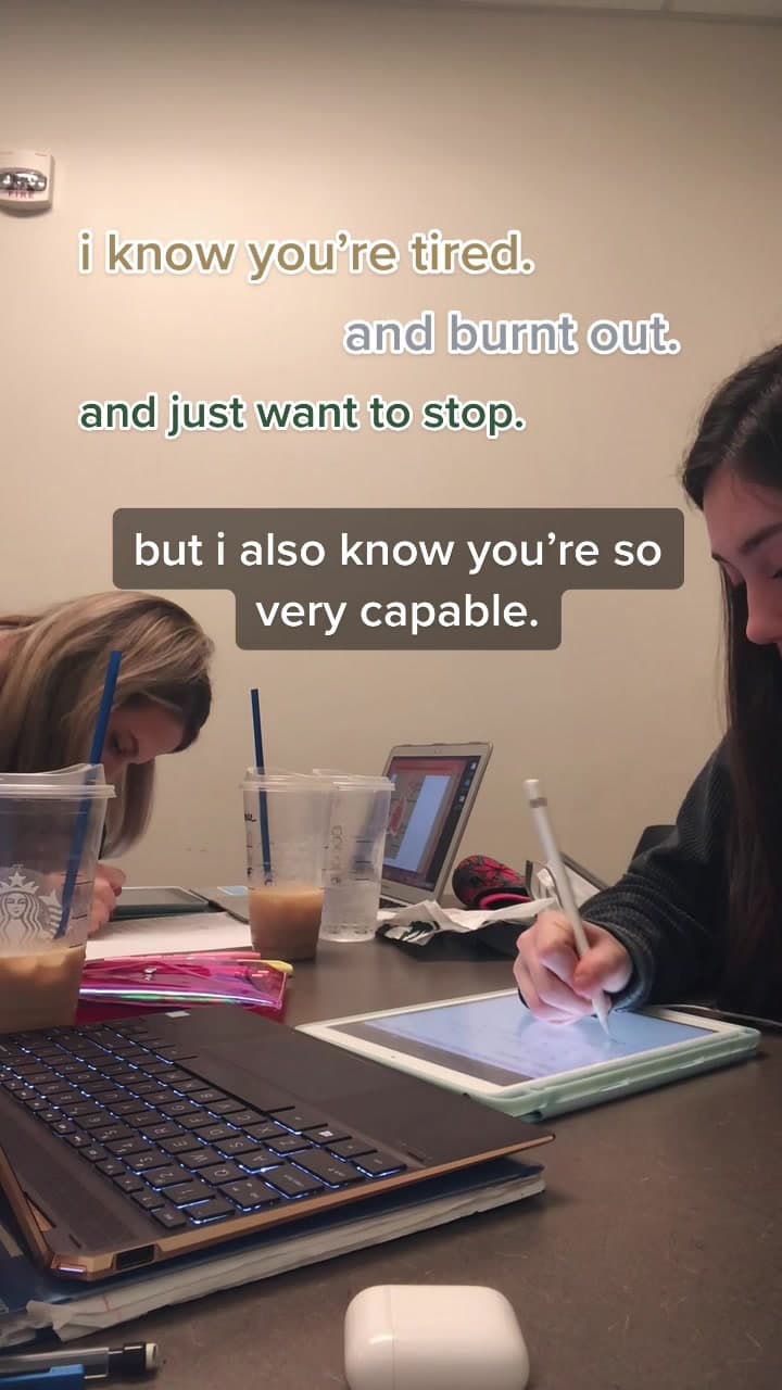 @acollegegal — incase you needed this reminder today 🤍 #studytok #studywithme #AmazonMusicJingleBellTok #TheSplashDance #GiveWithAllYourHeart #premed #stem #stemmajor #bio #biomajor #organicchem #finalsweek #mental