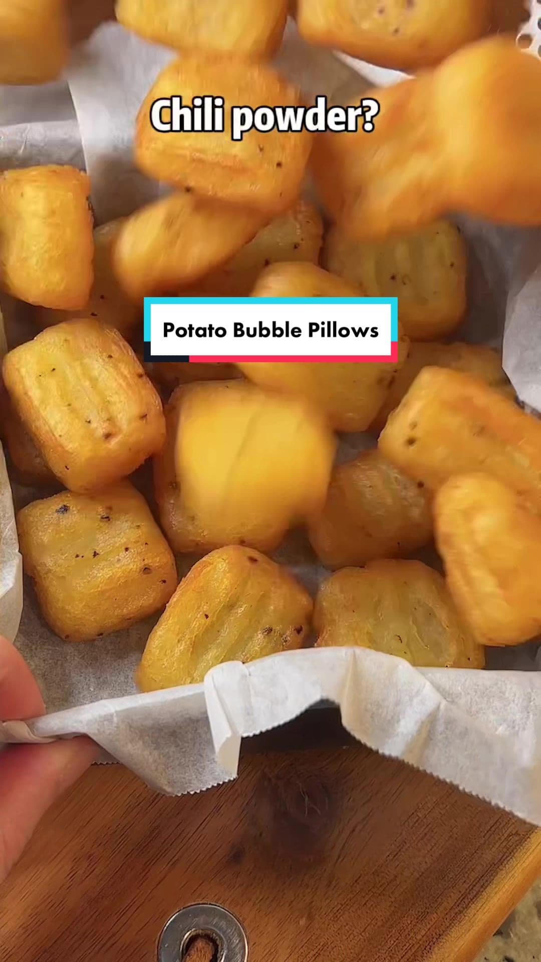 @msshiandmrhe — Creamy crunchy bubble potato pillows #cooking #foodasmr #asmrcooking #vegan #recipe #homecook #potato #foodtiktok #veganrecipes
