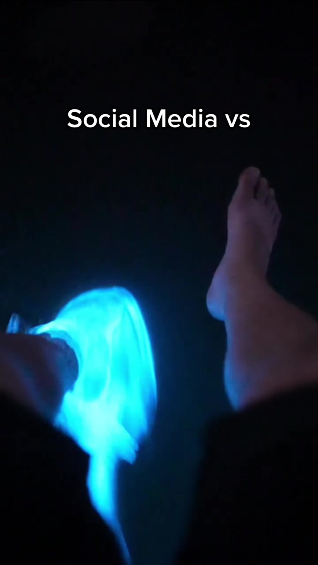 @travel — WOW, The End will shock you 😨🏝️ #bioluminescence #maldives #travel #instagramvsreality