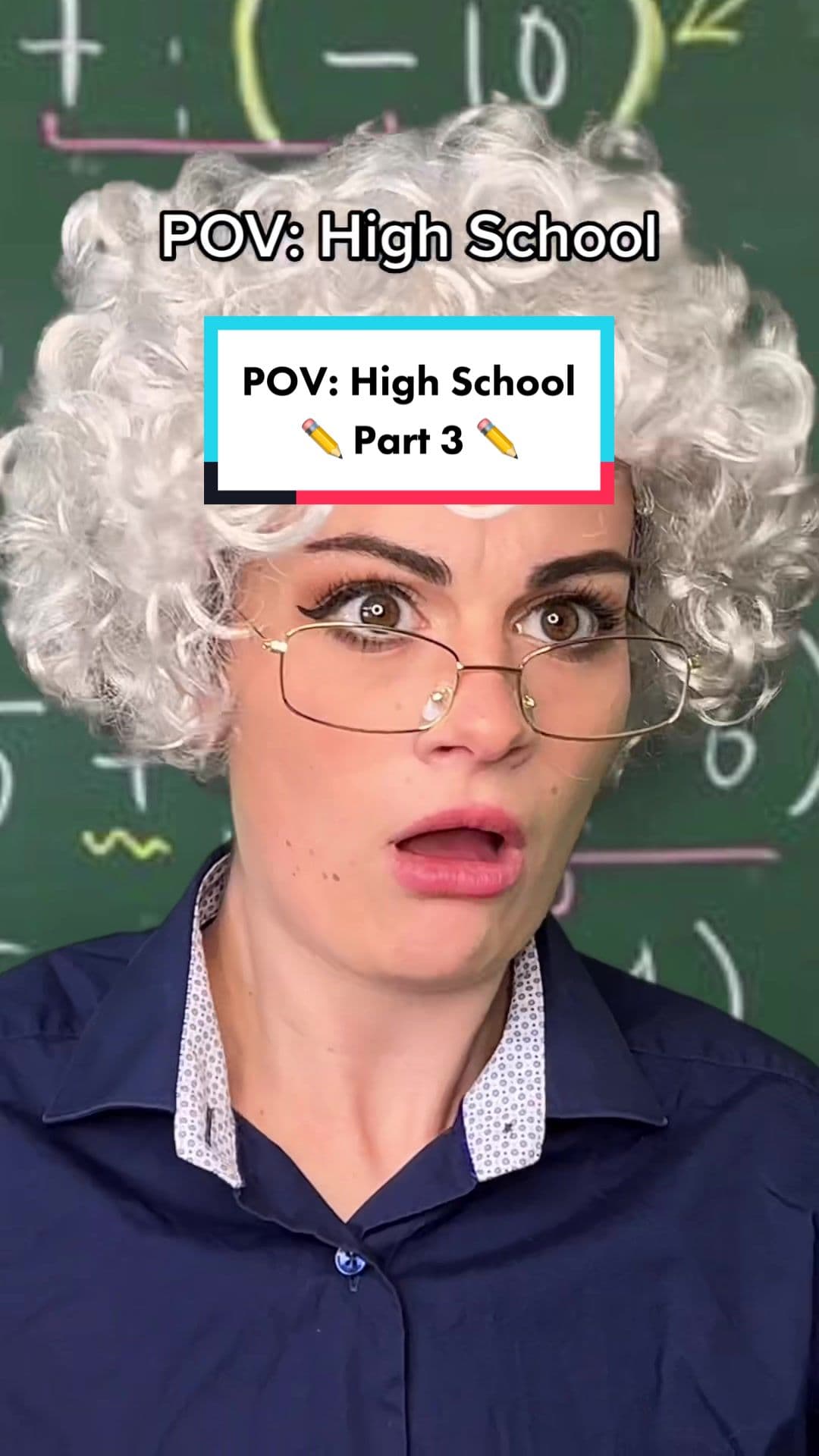 @mikaelahappas — POV: High School. Part 3. #pov #funny #comedy #skit #school 