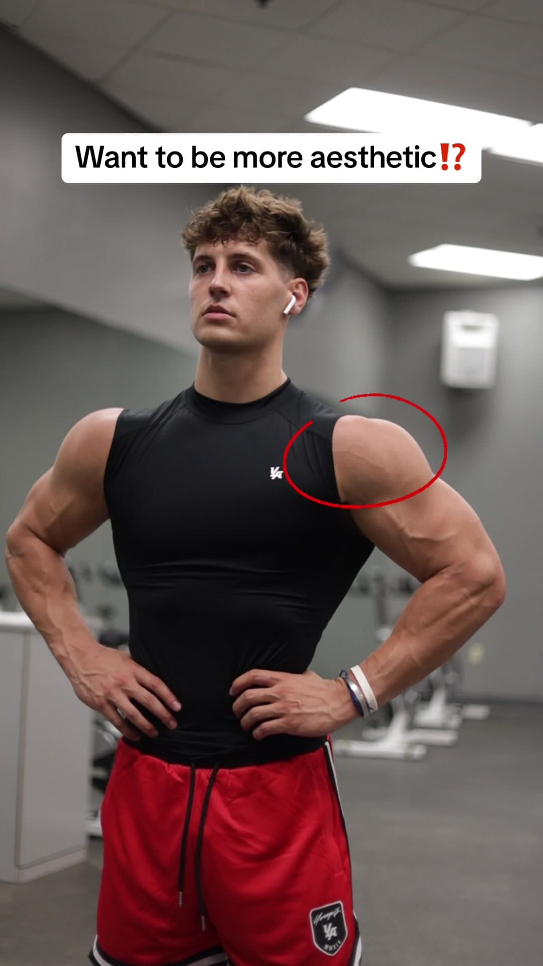 @steveprince.fit — Shoulders are key to aesthetics 🔑 #shoudlerworkout #shoulders #Fitness #princefit 