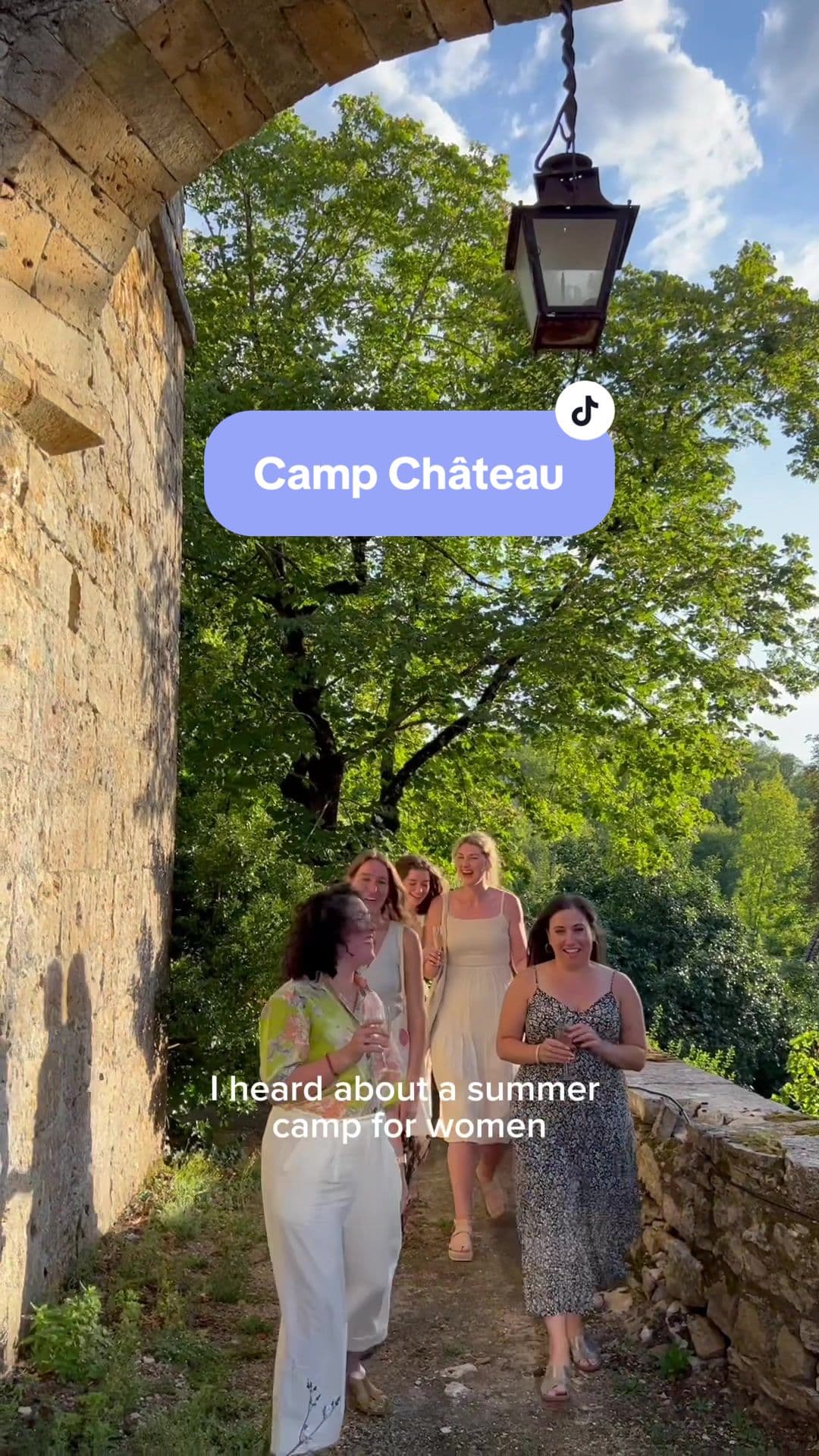 @wolvesandwaterfalls — A place where women can relax, have fun, and connect with one another in the South of France. Full video is up now on my YouTube channel! Liked in bio 🫶🏼 @Camp Chateau #summercamp #frenchchateau #fr