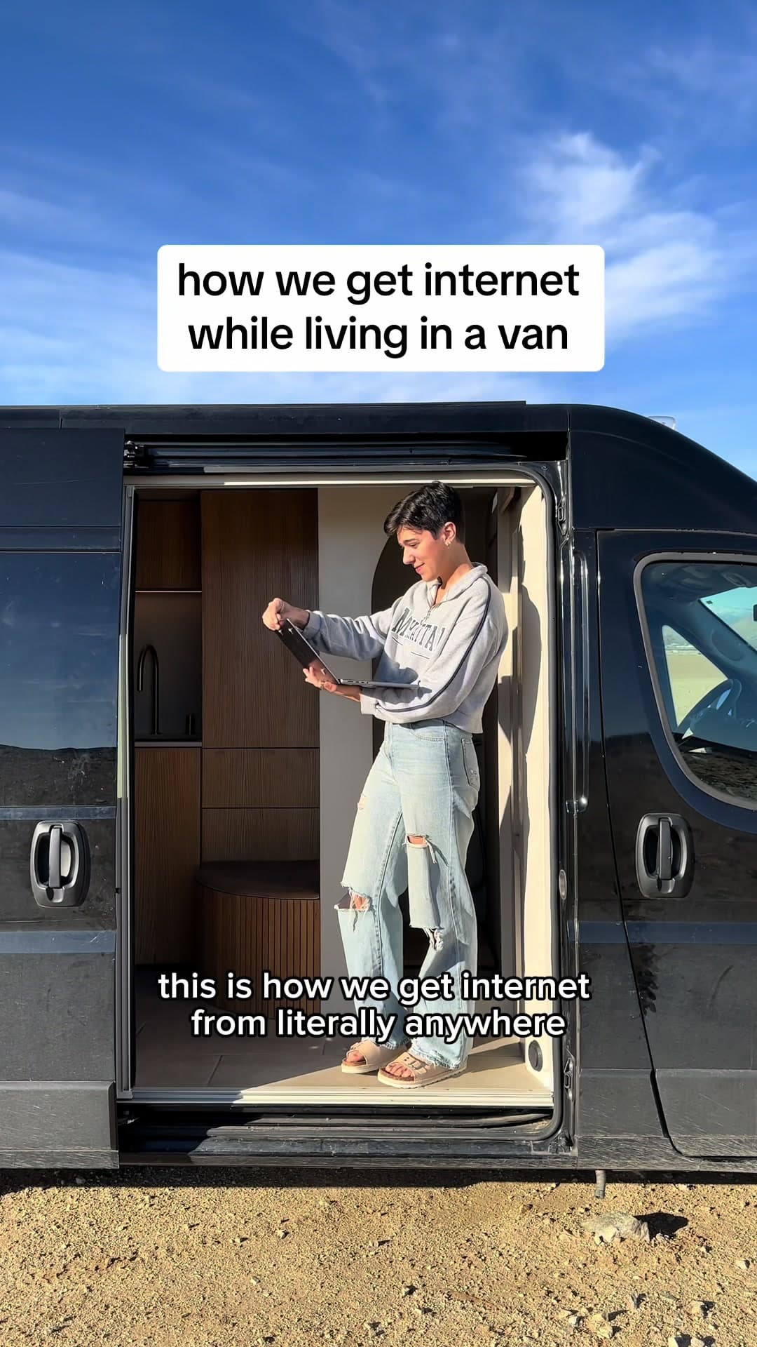 @scarletandseth — How we get internet living and working as digital nomads from our van! Let us know if you have any questions 🫶🏼 #vanlife #internet #nomad 