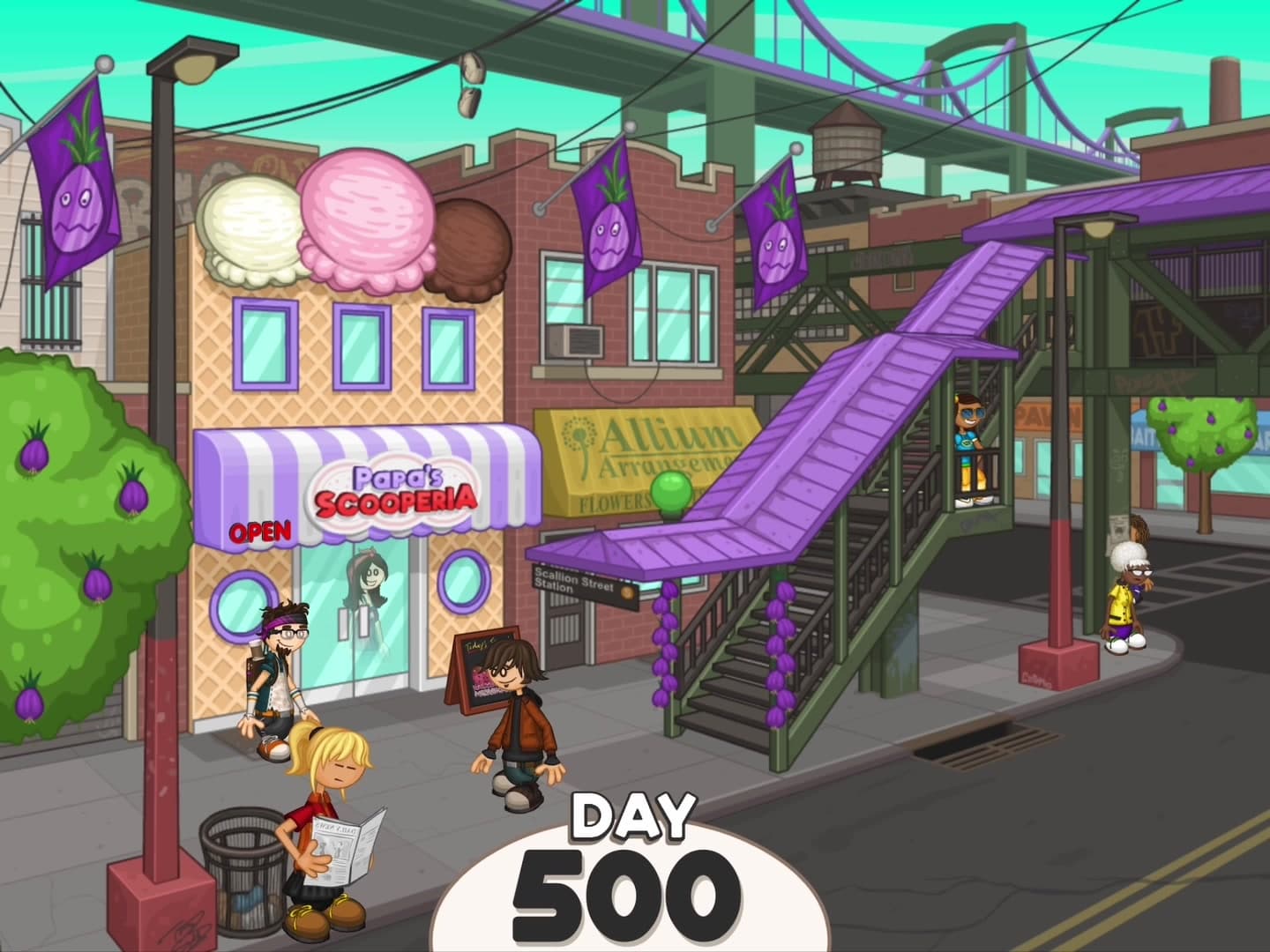 @playing_the_papas_games — Day 500 of Papas Scooperia!! Ive finished the game!! 