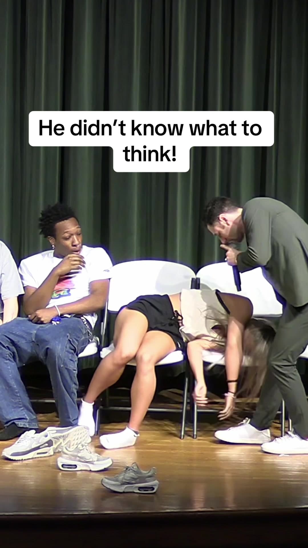 @danthonymagic — He didnt know what to think! #hypnosis #comedy #funny 