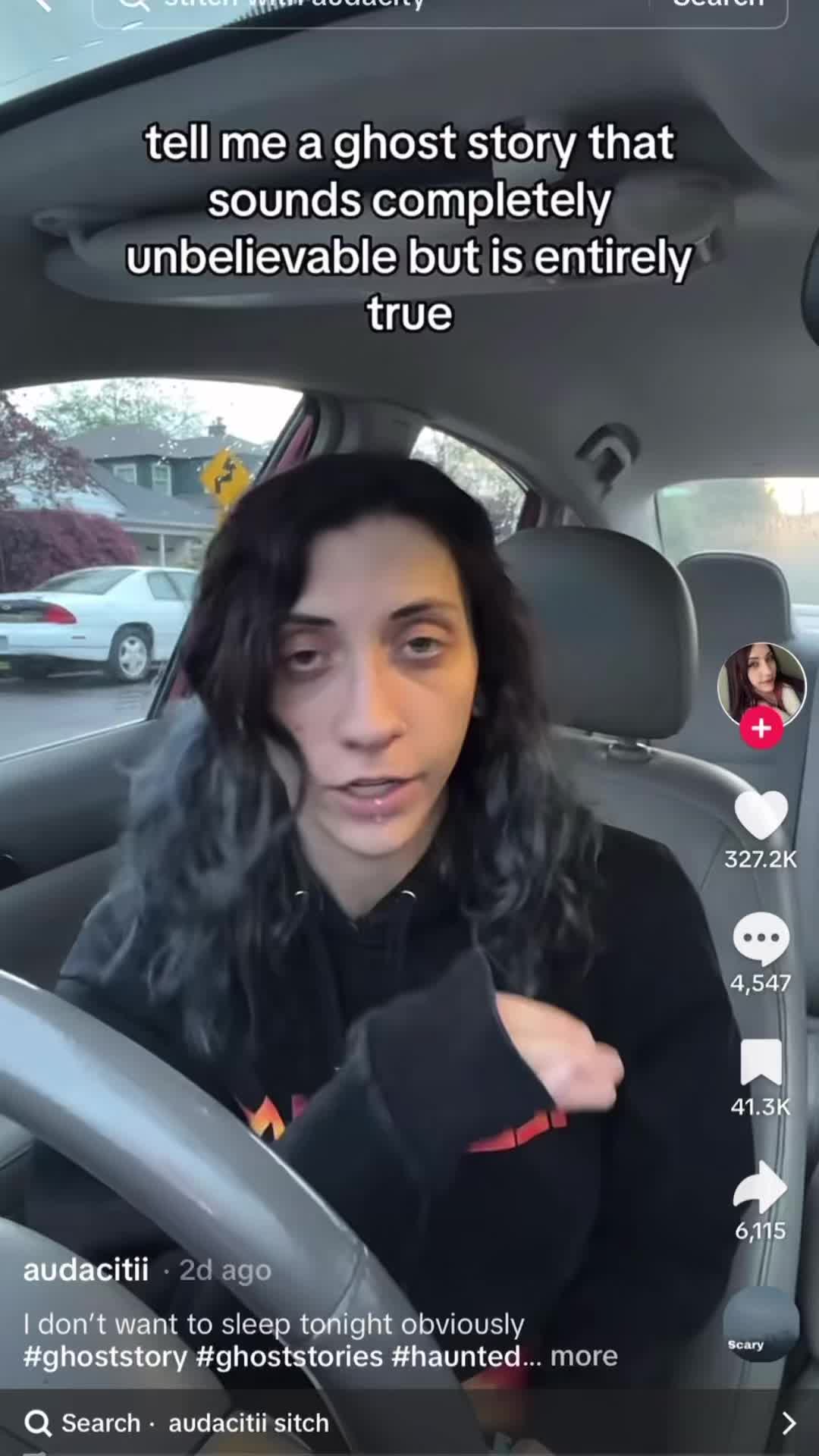 @hanzcakess — I heard we were telling our ghost stories @audacitii #ghost #paranormalactivity #scarystorytime #storytime 
