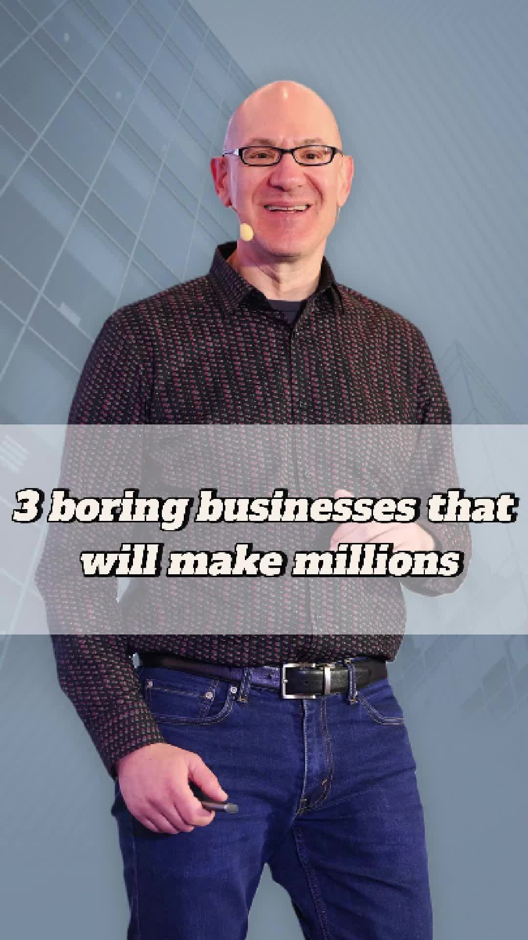@captainhoff.com — 3 boring businesses that will make millions #million #business #boringbusiness #learn #skills 