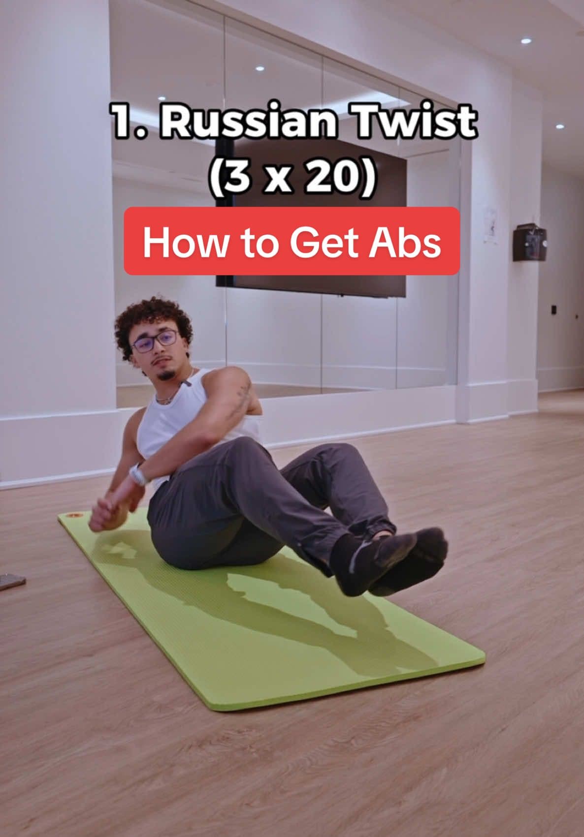 @pierredalati — How to get abs #abs #fitness #homeworkout #fyp 