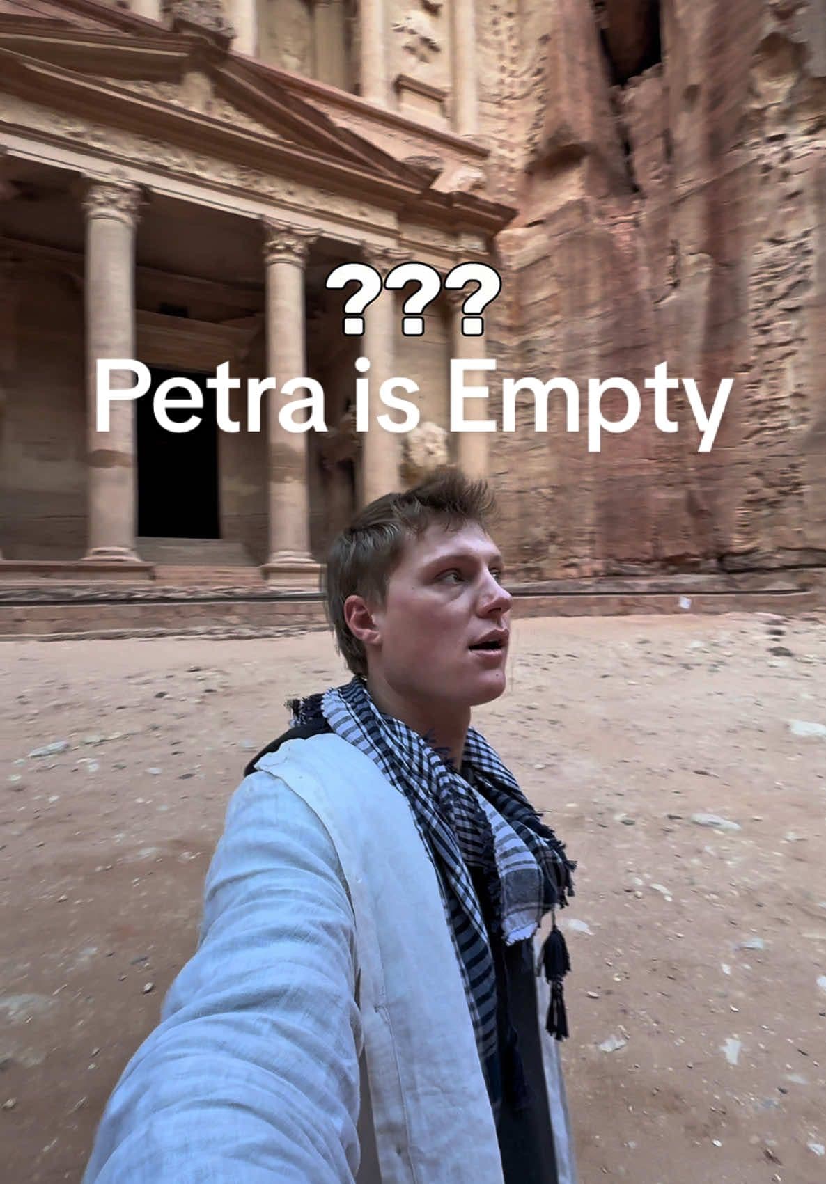 @snydexplores — Petra, one of the 7 World Wonders, is nearly empty in peak season, March 2025 🤯