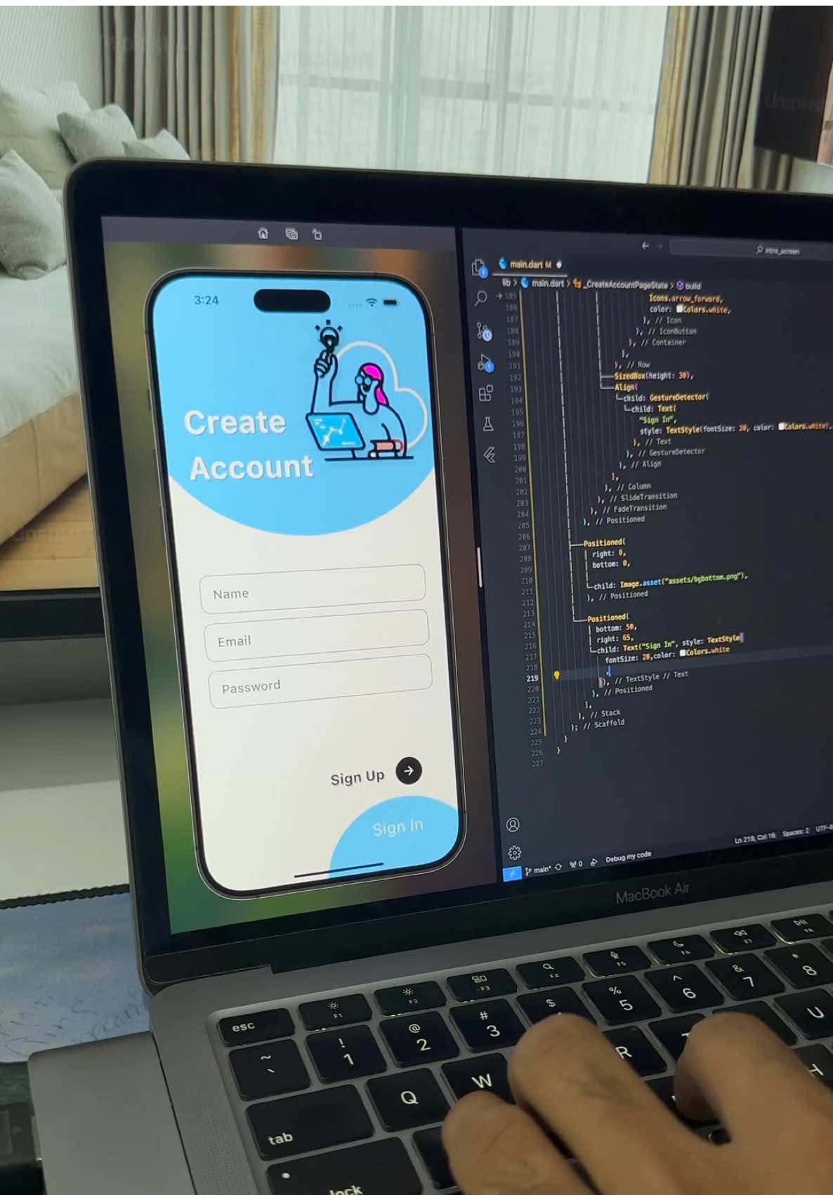 @assardeveloper2 — This Flutter UI Looks Like an iOS App 😍