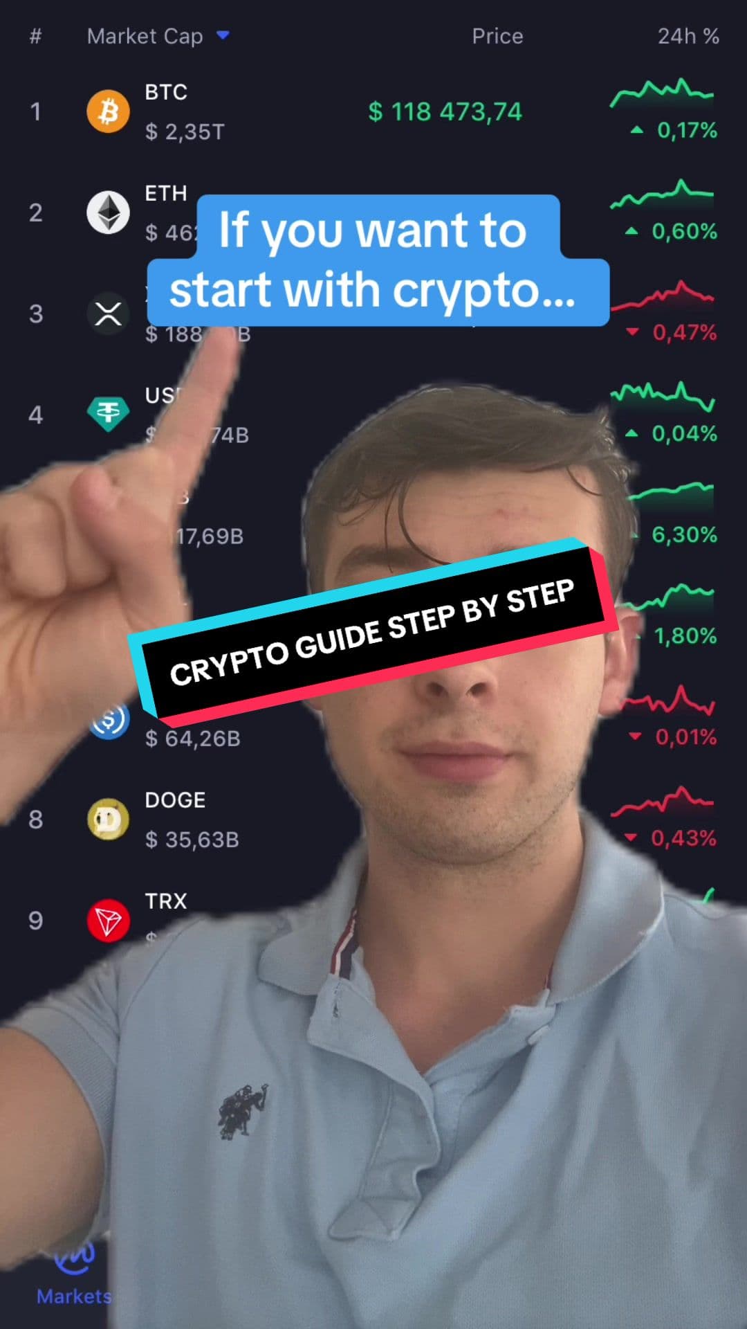 @cryptoinsider_ — How to start with crypto! #crypto #cryptotok #altcoins #fyp #memecoins #foryou #investing 