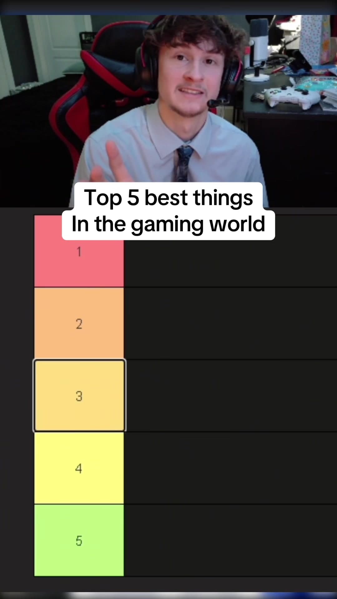@thegamingagent — Top 5 best things in the gaming world #games #best #ranking #gaming 