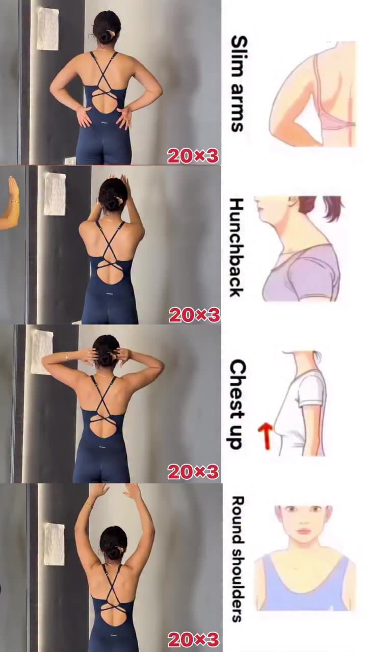 @women.fitnes6 — Back & Posture 💯 #wellness #yoga #posturecorrection #backday #reels