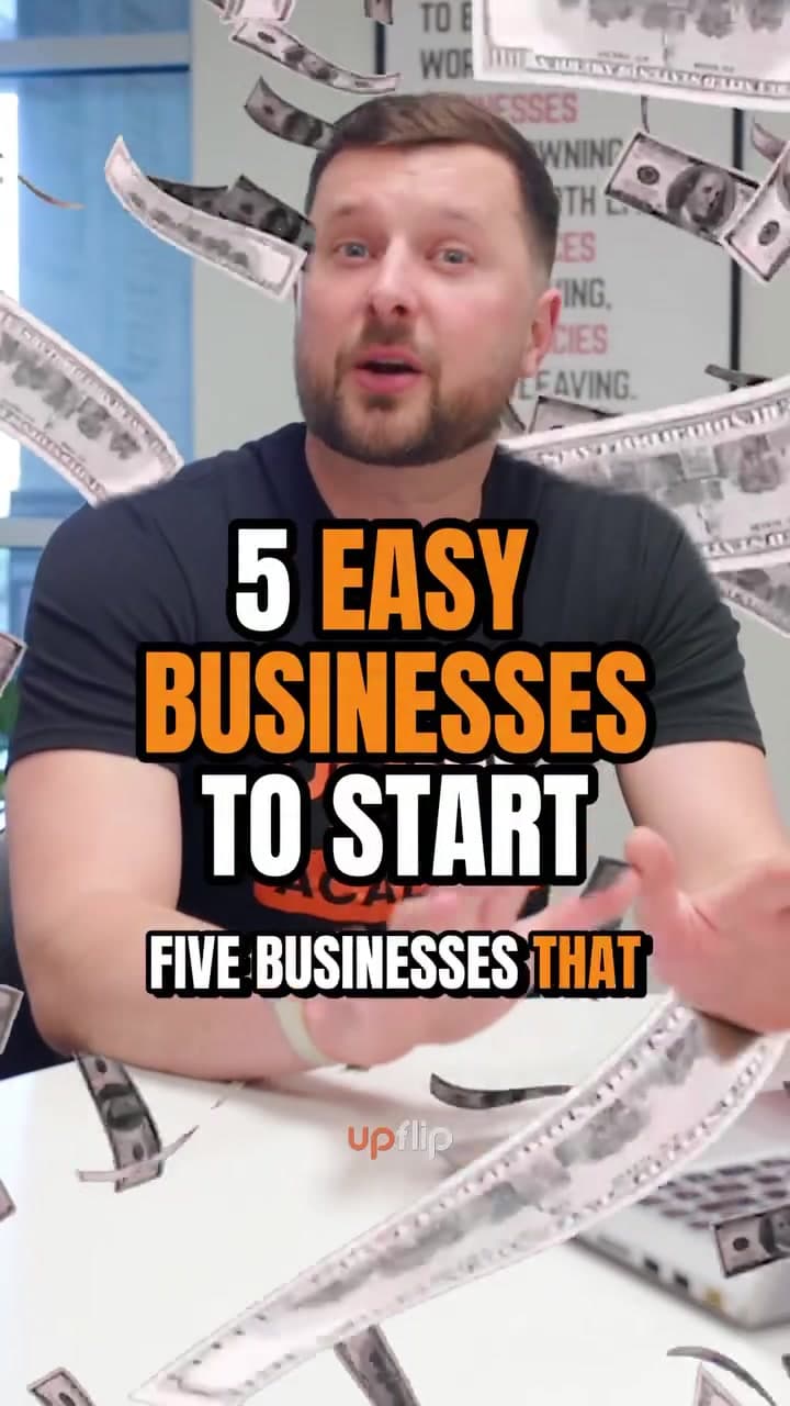 @upflipofficial — What if you could start a business with no experience? 👀