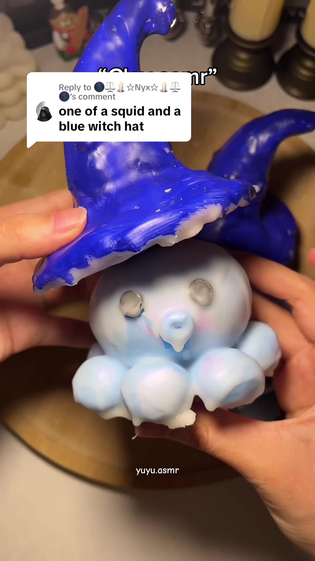 @yuyu5459 — Replying to @🌑⚖️🕯☆Nyx☆🕯⚖️🌑 What should I do next?  #diy #squishy #butter #asmr #handmade 