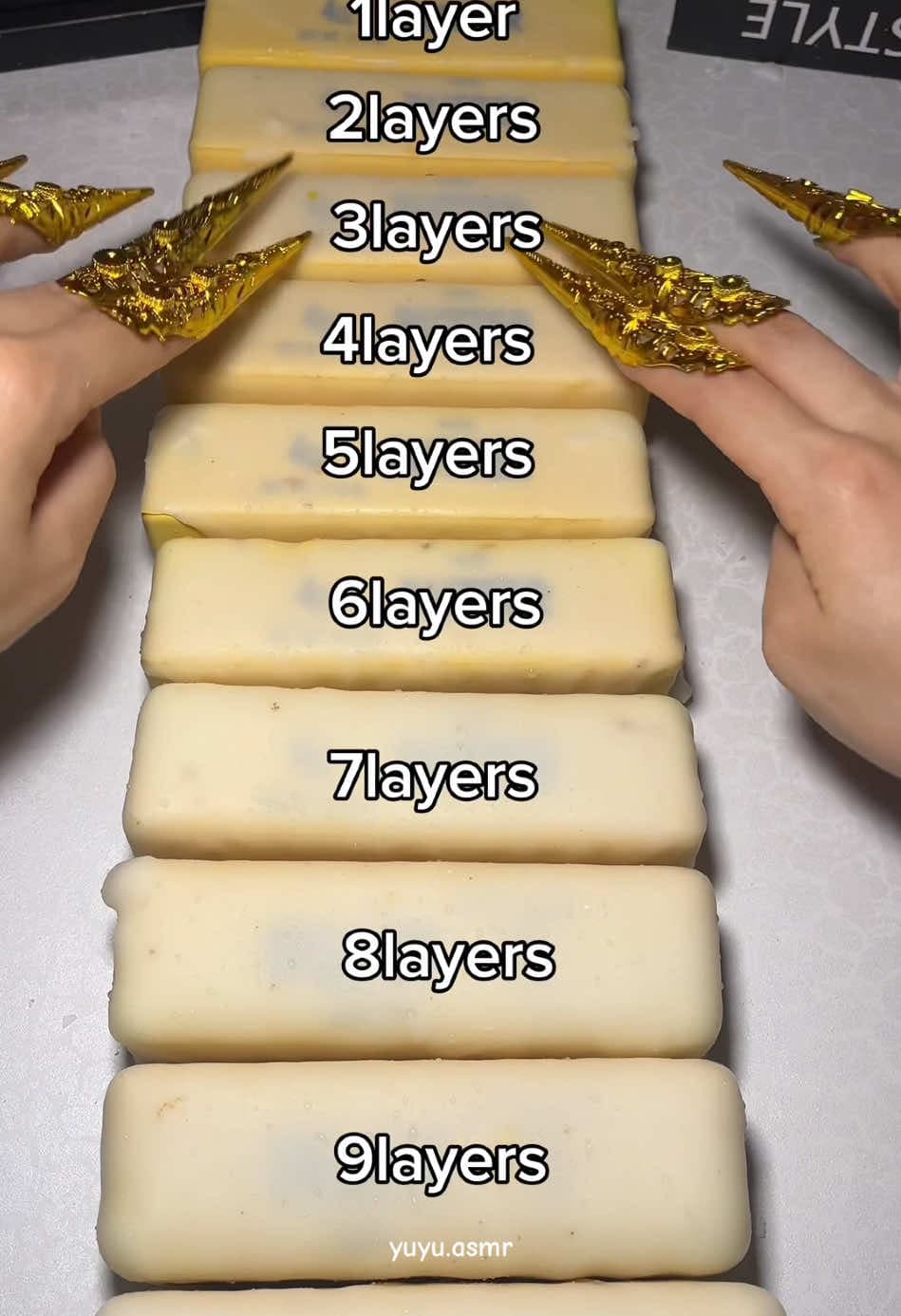 @yuyu5459 — Which layer of butter is the best? What should I do next?#DIY #squishy #asmr #handmade #relax 