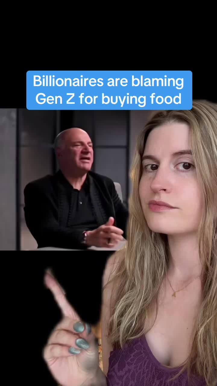 @hopeyoufindyourdad — Kevin O’Leary is blaming Gen Z and the economy on buying food to often I guess #genz #economy #finance 