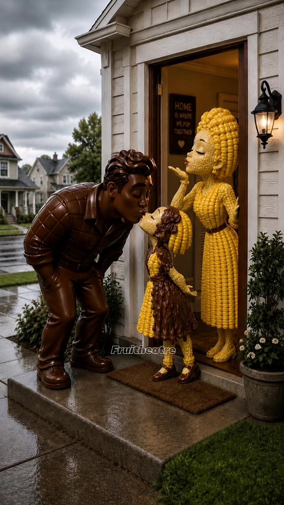 @fruitheatre — Part 1 Chocolate Stoy #ai #aistory #fruitstory #fruit #viral 