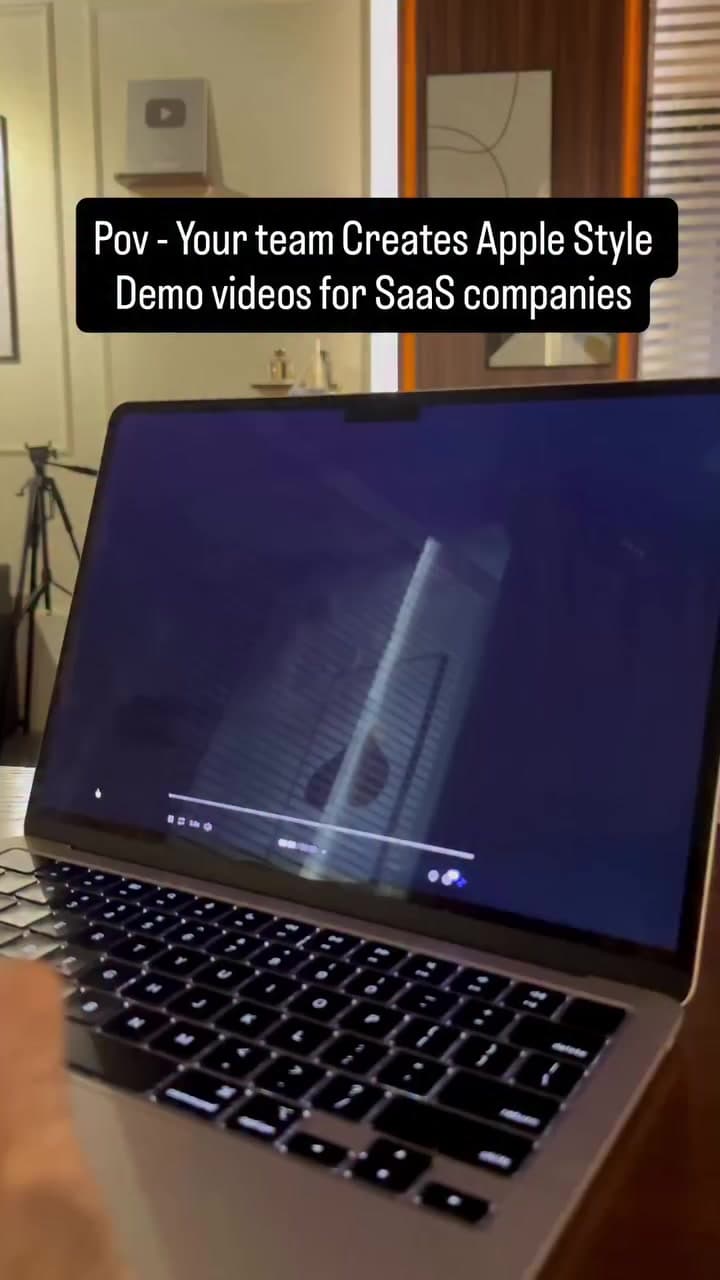 @saasservices17 — Pov - Your team Creates Apple Style Demo videos for SaaS companies