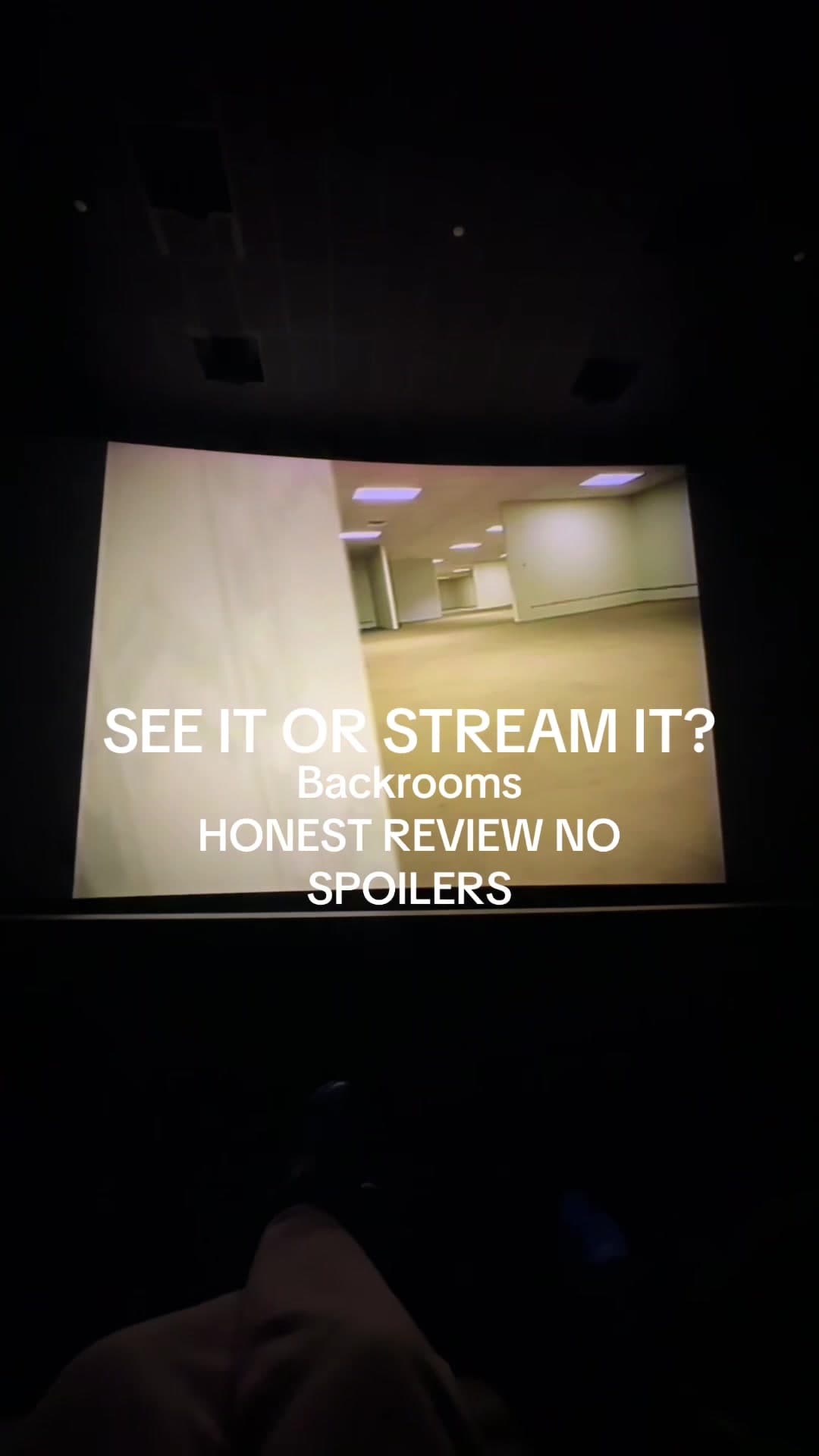 @vxledw — is backrooms worth a trip to the movie theater? here’s my honest reccomendation from an amc a lister🍿 #backrooms #movierecommendation #moviereview 