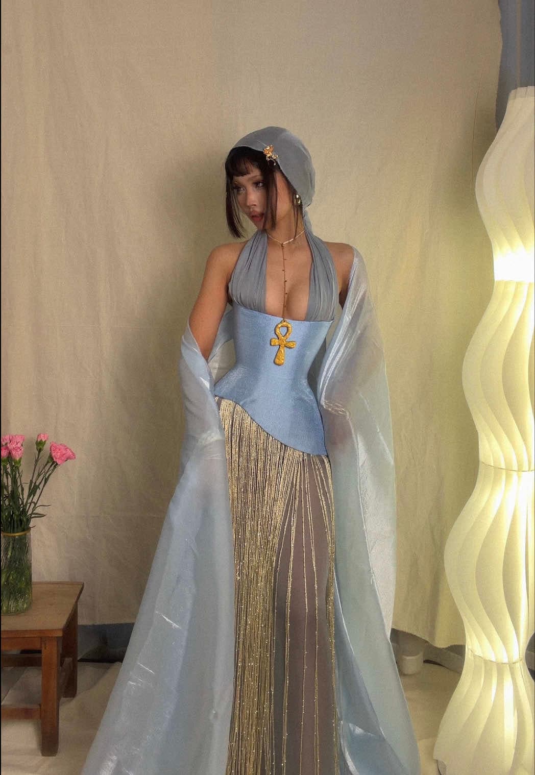 @anh_oiiiiii — Make my “Sunmarine” dress with me #couture #fashiondesign #sewing #dresses #sewingpatterns