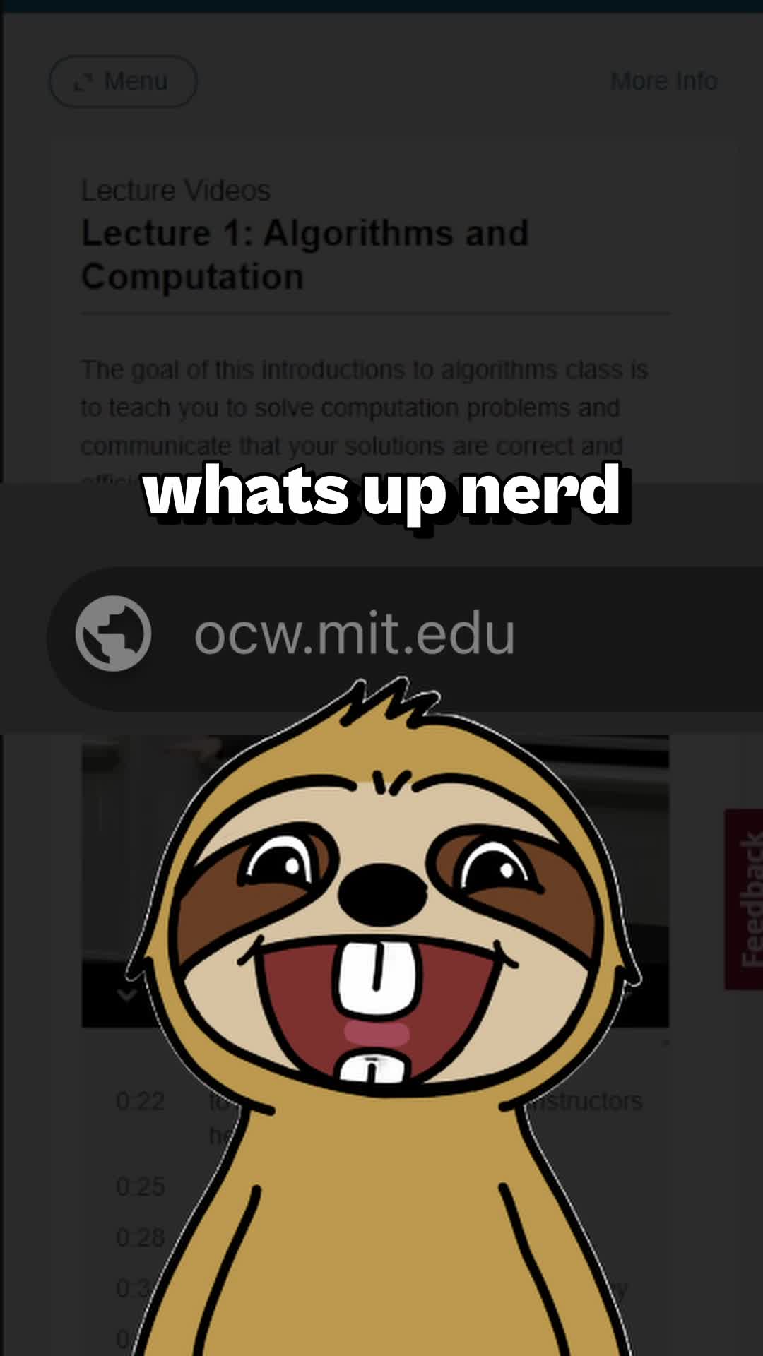 @thecodingsloth — MIT has free courses for you #programming #coding #computerscience #softwareengineer 
