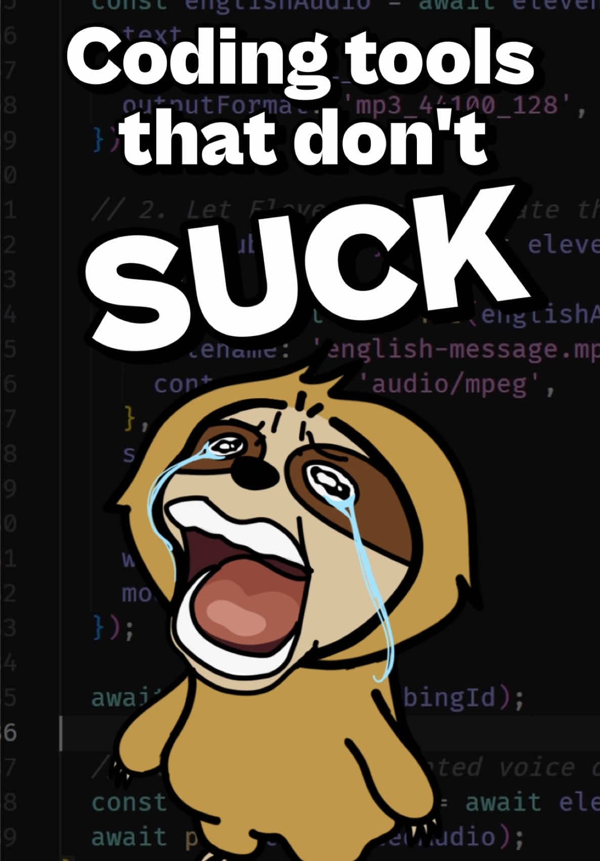 @thecodingsloth — This IDE is BLAZINGLY FAST #coding #programming #softwareengineer #computerscience 