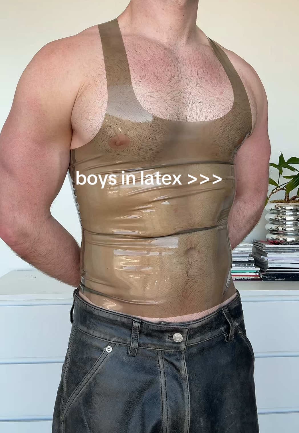 @colbydemarco — some of my favorite latex tank tops #latex #altfashion #grungeaesthetic 