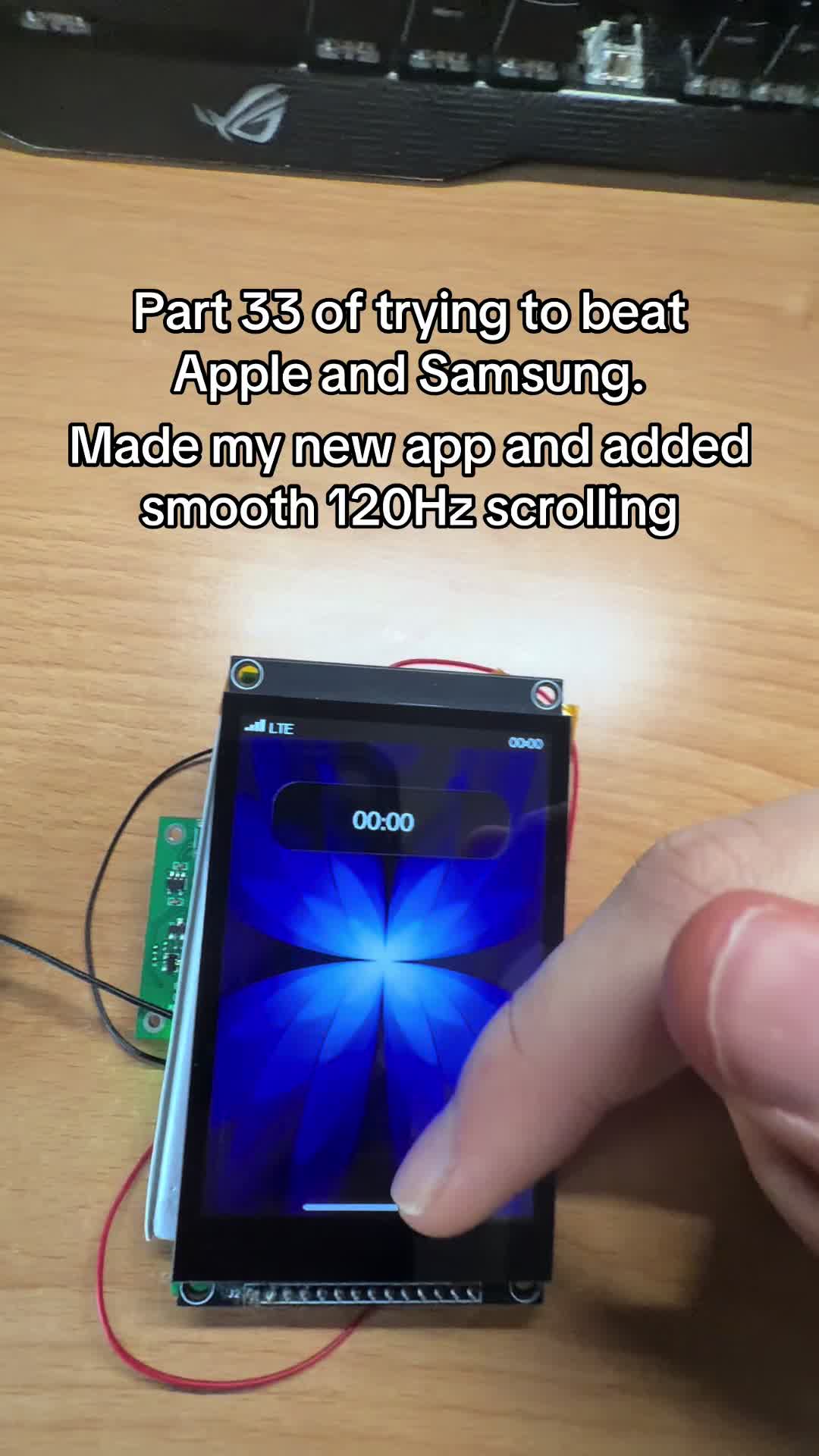 @breeze2076 — Progress on my diy phone, when will I beat Samsung and iPhone? #esp32 #diy #techtok #apple #creatorsearchinsights 