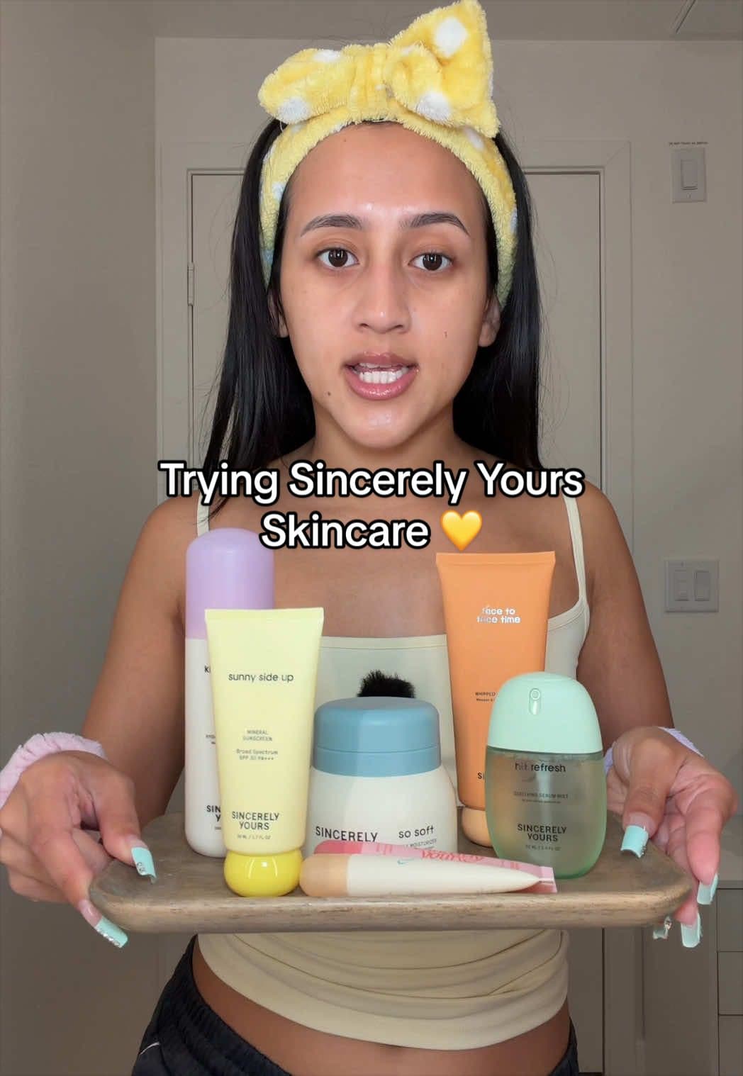 @yinyangelina — Trying EVERY @sincerely yours product so you don’t have to 🤭 #review #sensitiveskin #skincare 