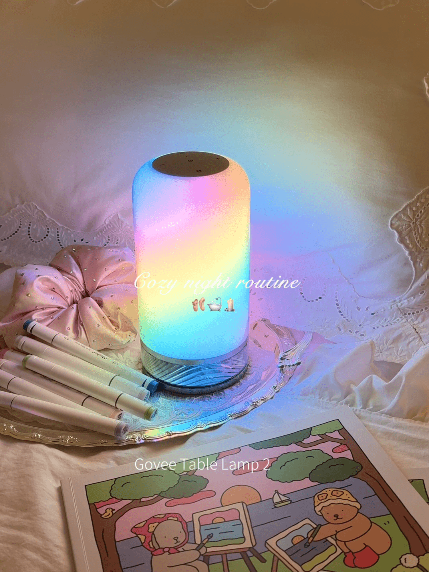 @sylvia.geng — Join me for my night routine✨ Check the 🔗 in my Bi0 if you are interested in my lights!