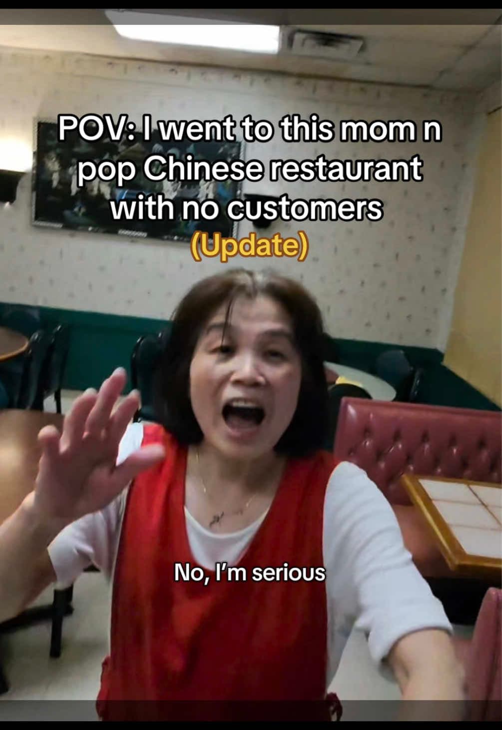 @samspov_1 — I came back, and the place was packed. She was running every table with a smile while her husband cooked in the back, making sure everyone was taken care of.