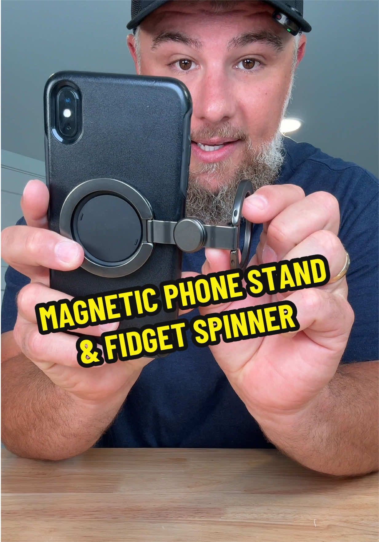 @chiefgrunto — Way more useful than I expected. And now it lives on my phone #phoneaccessories #phonegadgets #magsafephonestand #fidgetspinner #tiktokshopcreatorpicks 