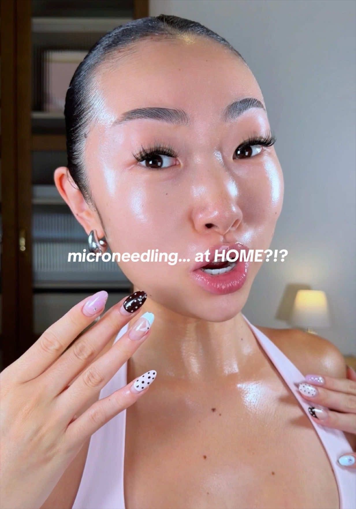 @itsbabykelz — your skincare isn’t working because it’s not ABSORBING into your skin 😩 this is probably the BEST alternative when it comes to traditional micro needling and safe to say… the results are 🤌 @VT Cosme