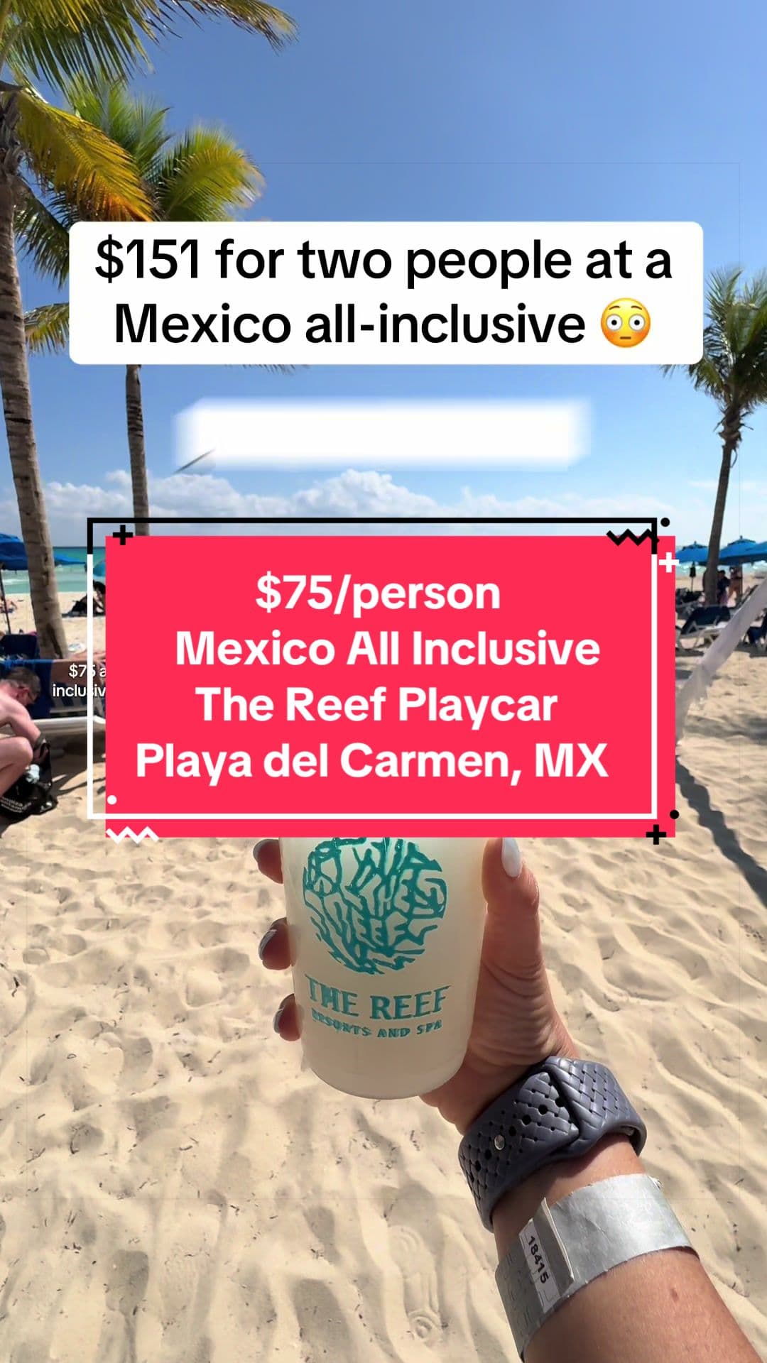 @sunnysidefl — $151 for two people at an all-inclusive resort in Mexico — and that's with Expedia's summer deal of up to 40% off 🌴