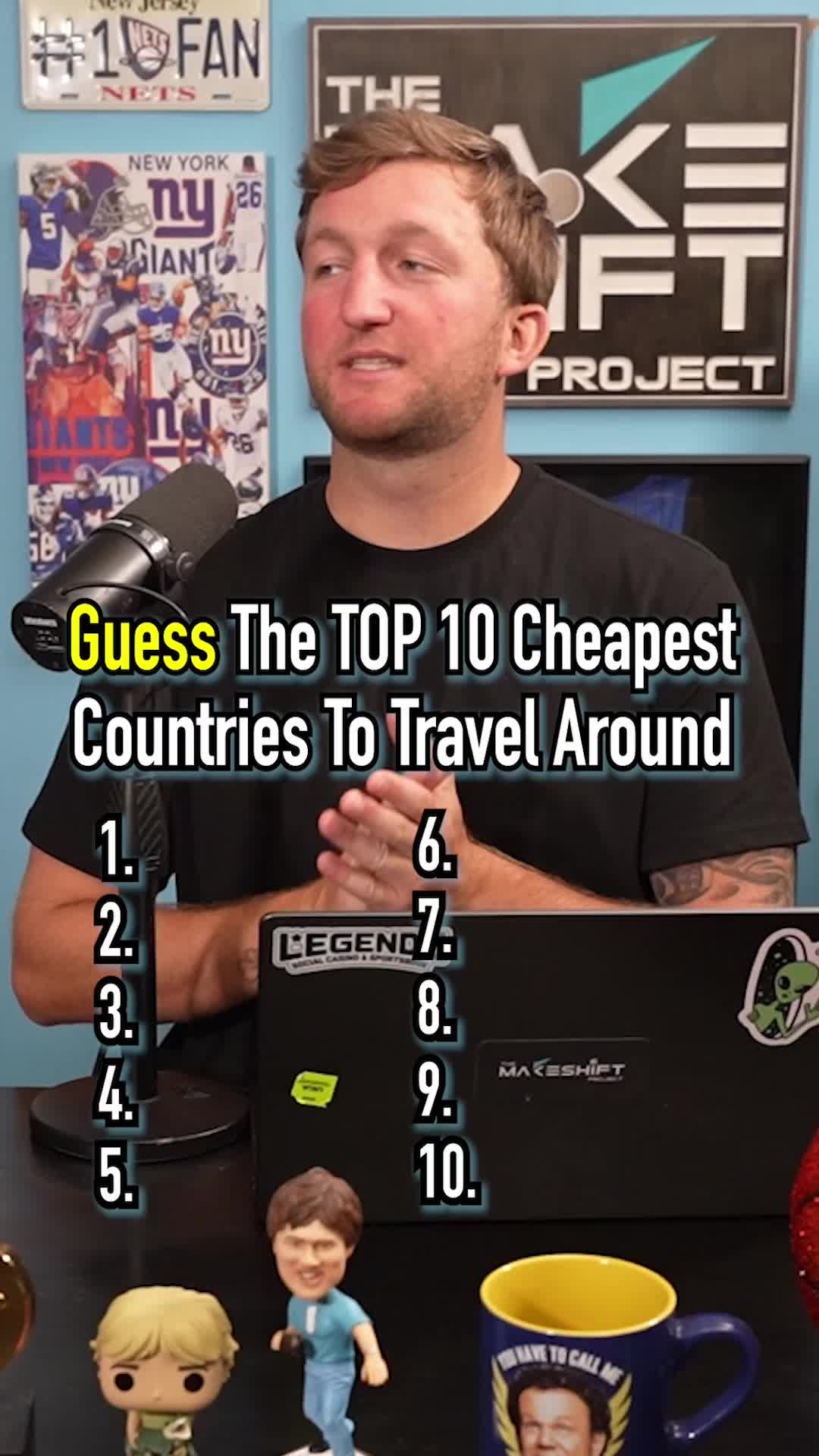 @themakeshiftproject — Guess The Top 10 Cheapest Countries To Travel Around The World In 2026!