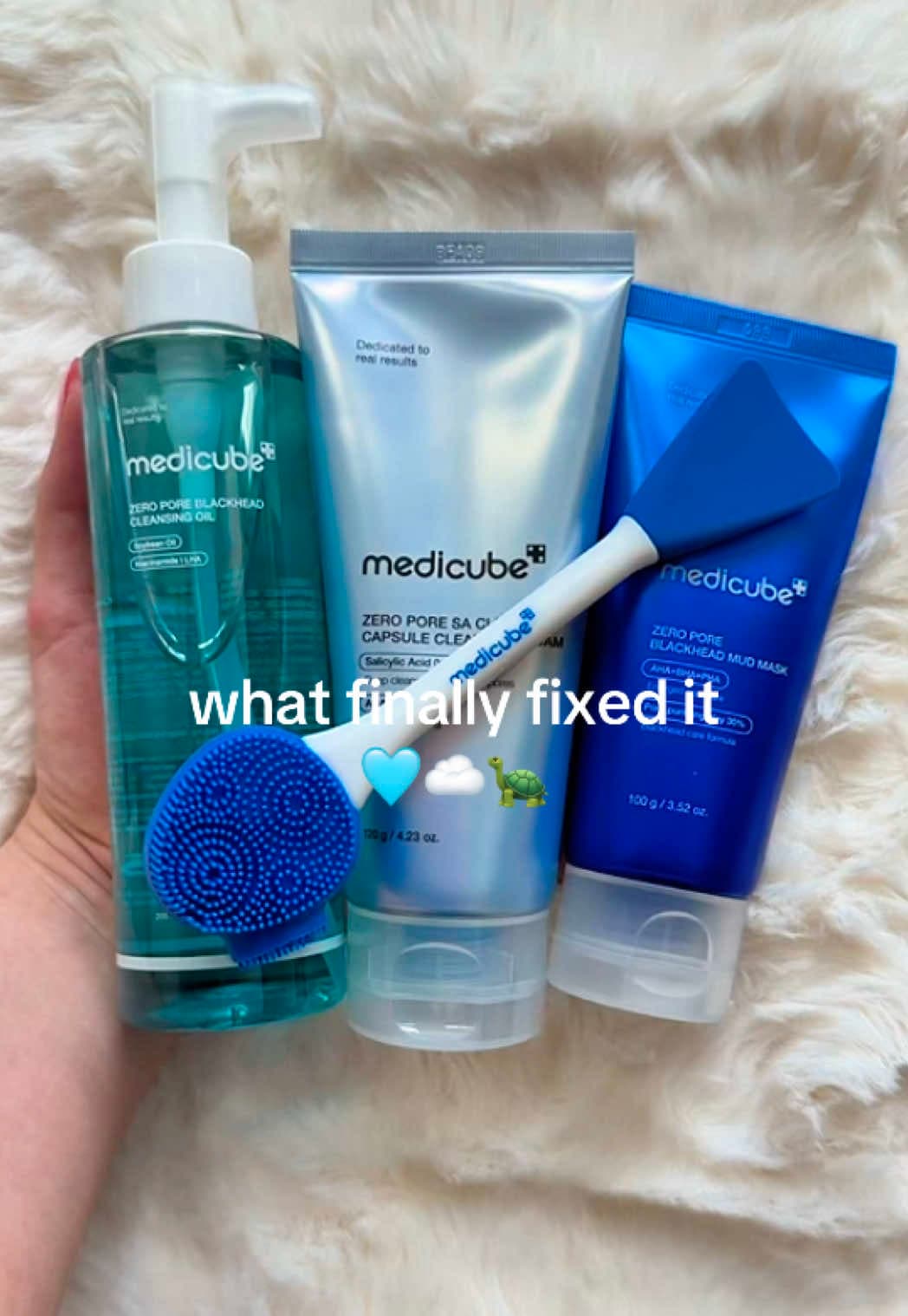 @myttsfindsss — if your pores are always congested, START HERE 🫐🫧💦