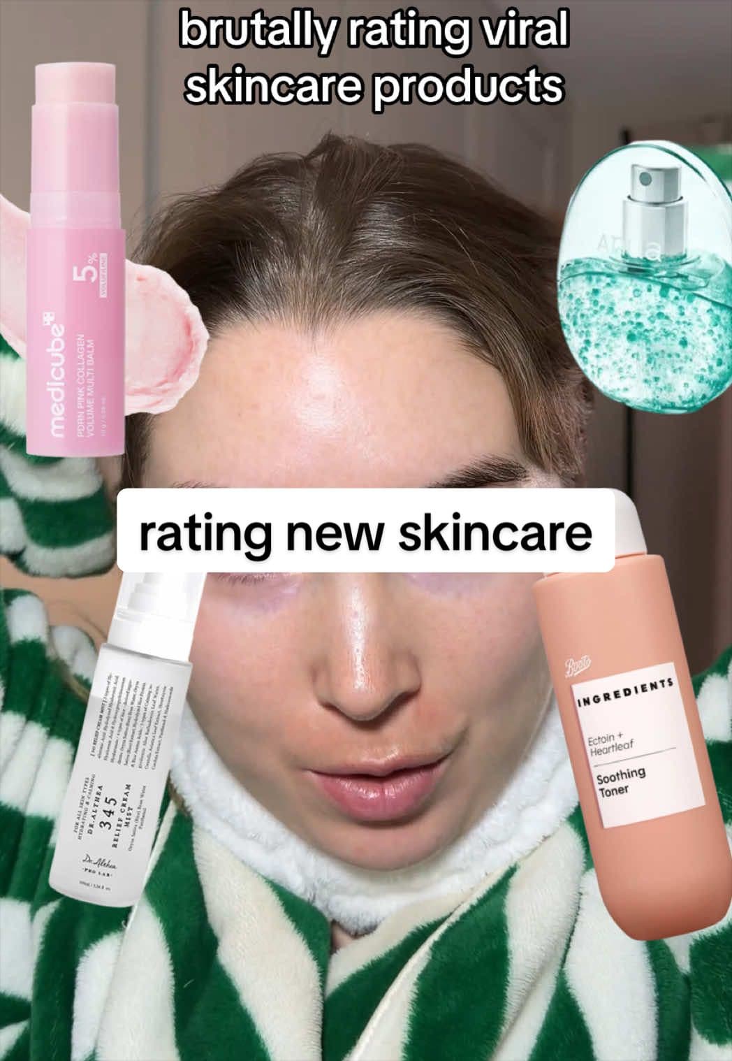 @natalie_oneillll — Bringing back this series where I brutally rate new skincare products that are trending on social media. Today we have the Medicube PDRN Collagen Stick, the Anua PDRN Mist, the Dr. Althea 345 Mist and
