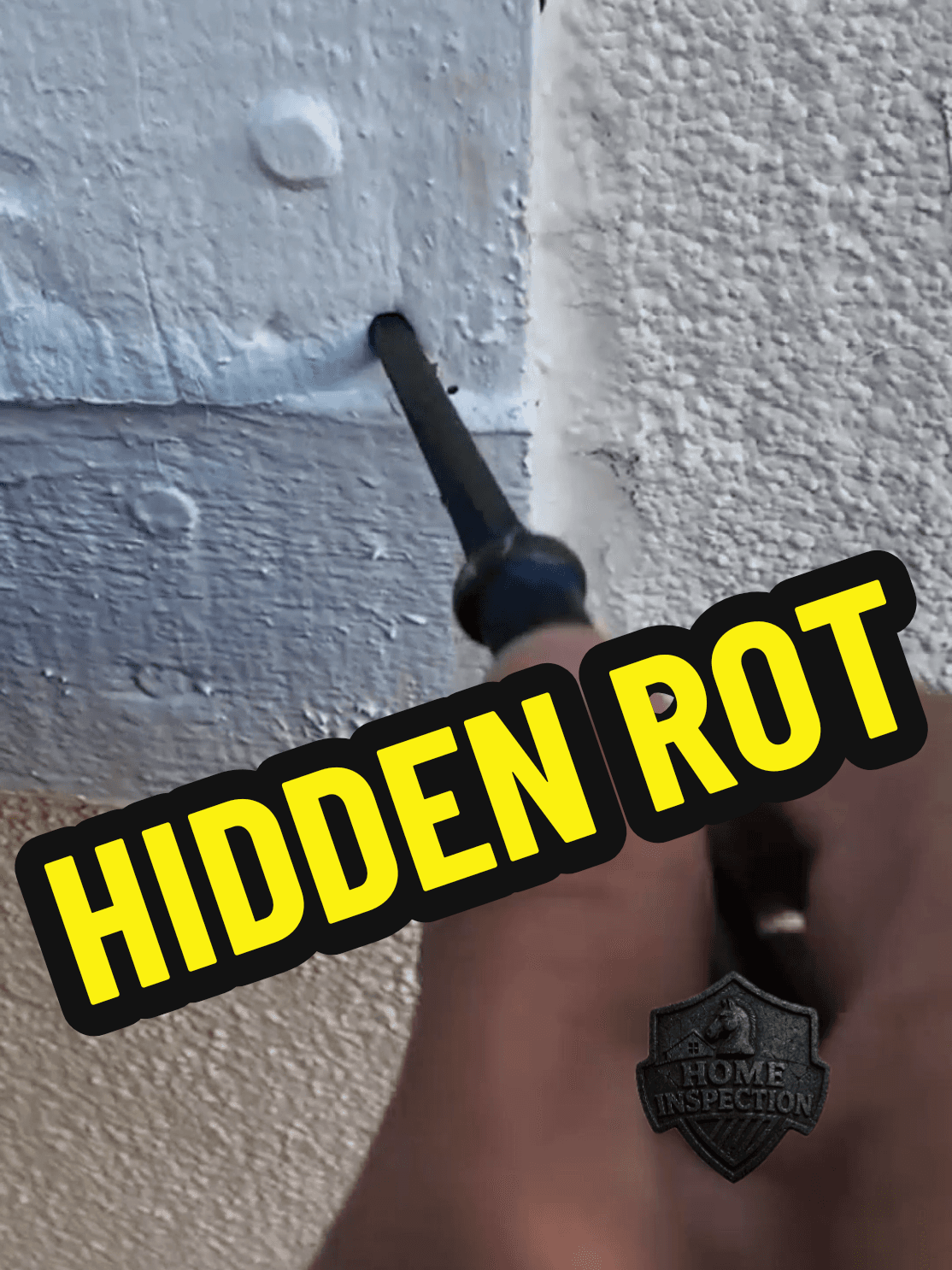 @homeinspector3 — Looks perfect... until we uncover the hidden rot. 😳