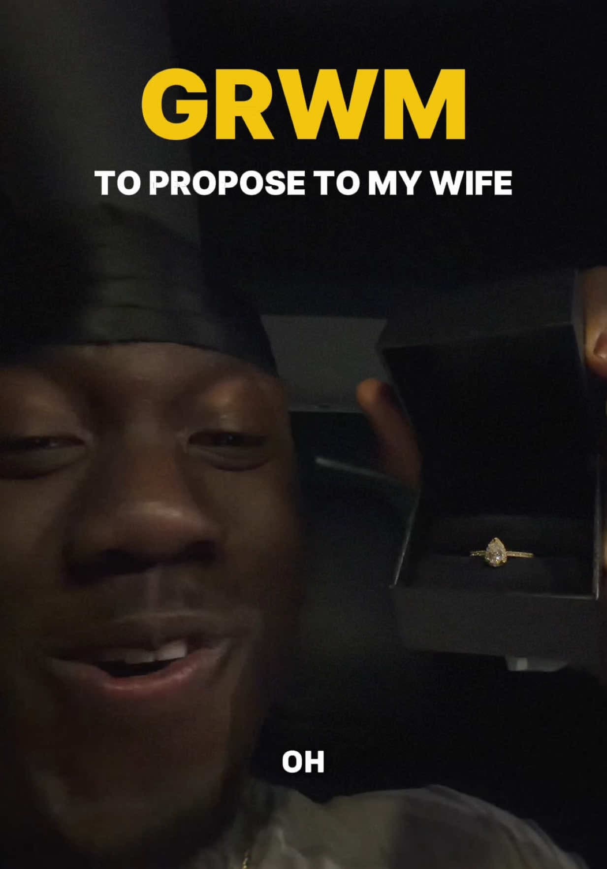 @majiandcollins — GRWM To Propose To My Wife ❤️💍