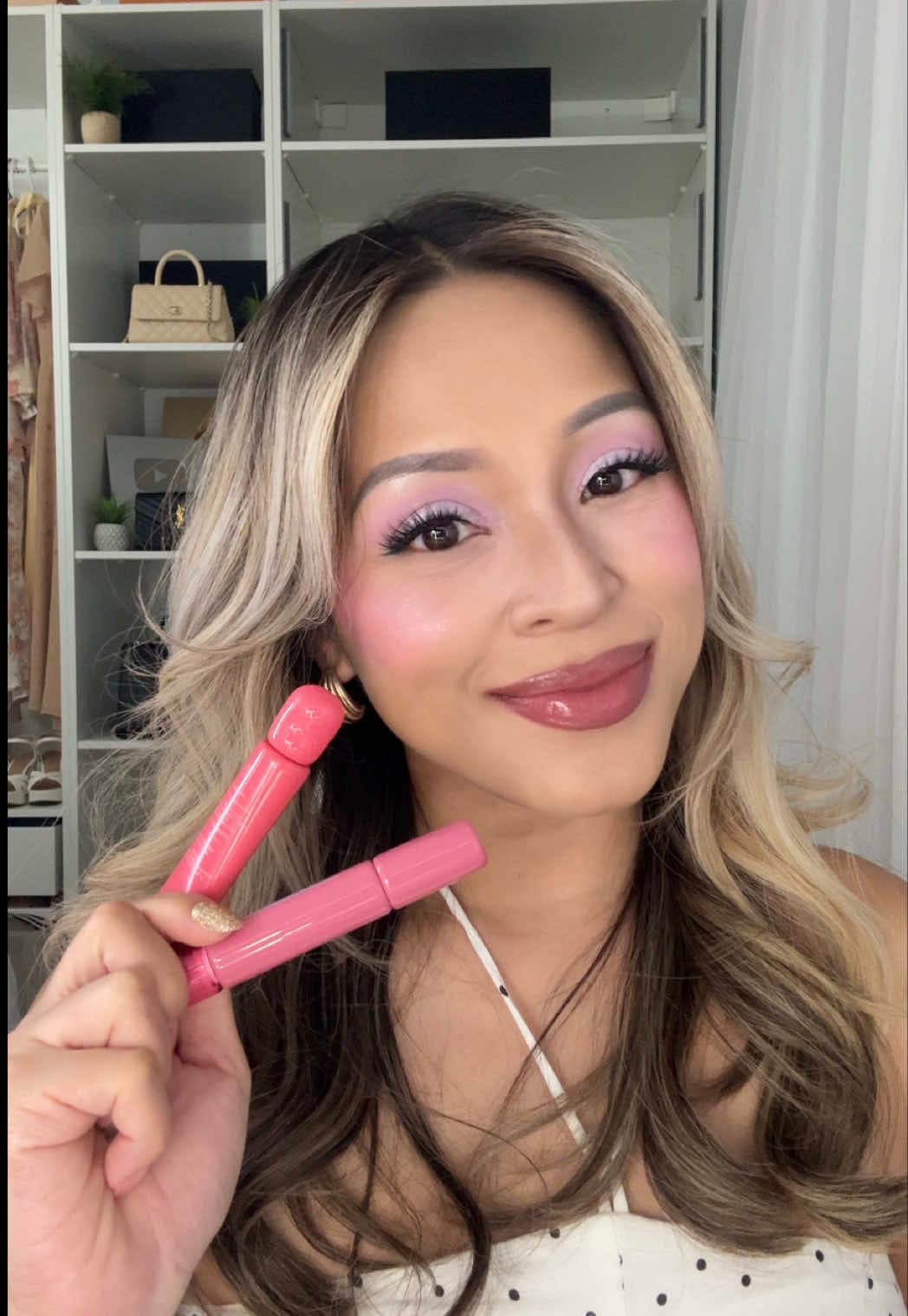 @huyentxo — mom complained about how I looked… so I turned it into a glow-up with @fwee 😌💄💋