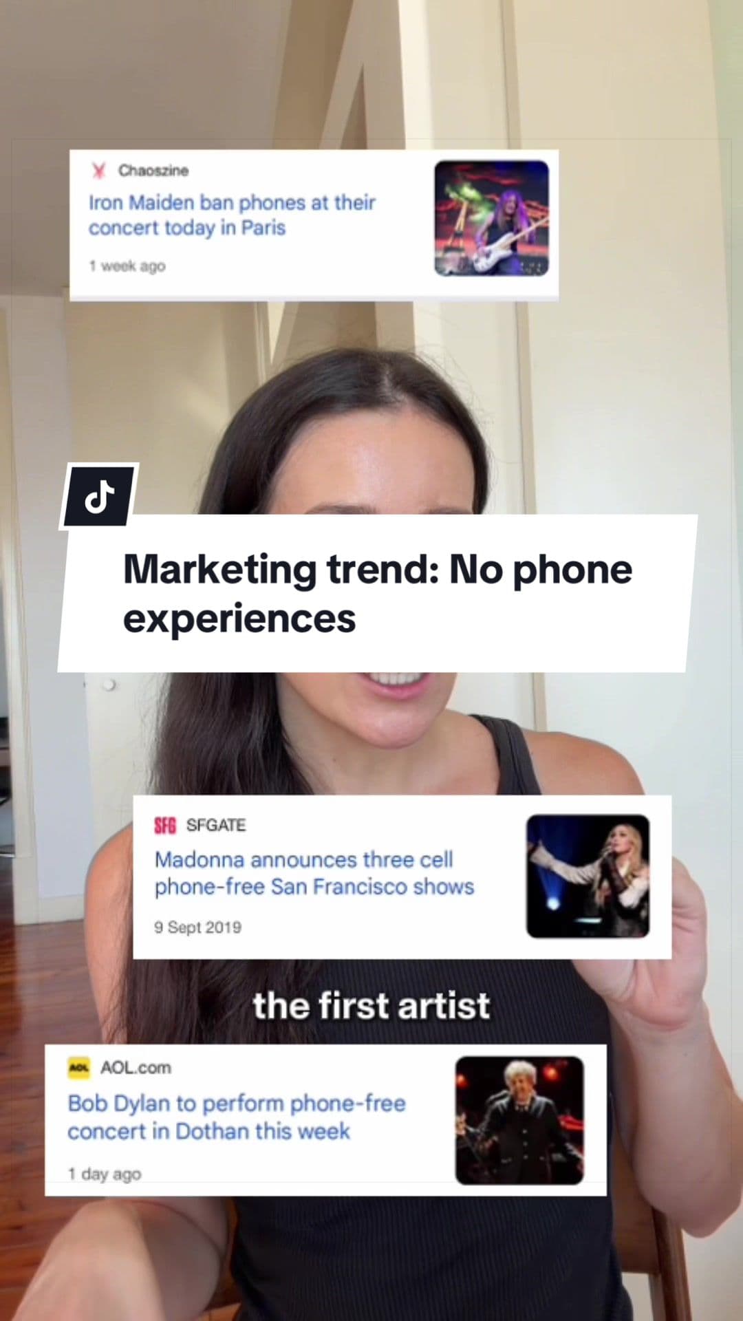 @mirandadoesbrands — Phoebe Bridgers announced a phone free arena tour in the same month Kylie Jenner announced her Meta glasses collaboration and I think it’s inevitable we will see the rise of no phone experiences as a 