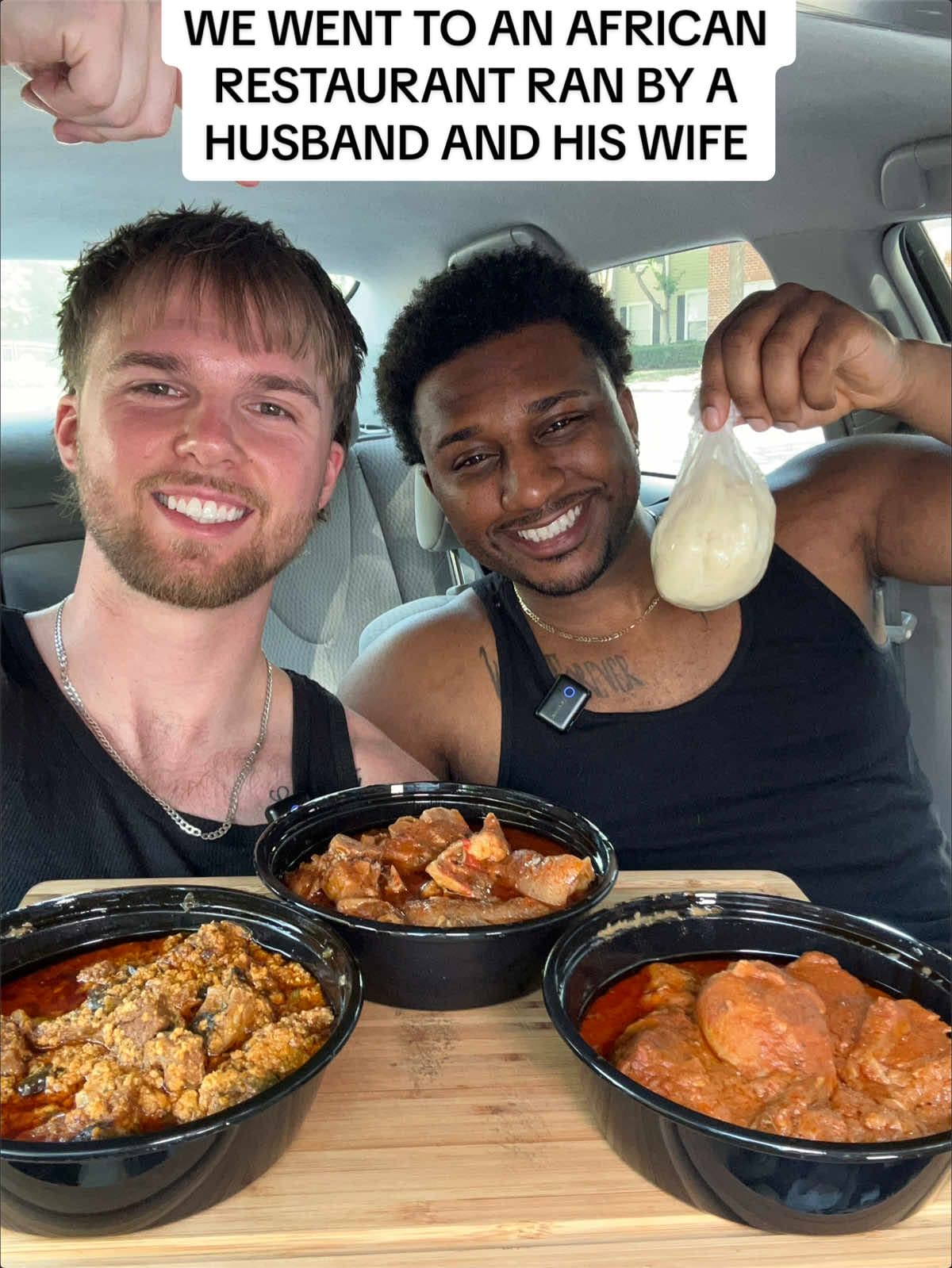 @swollenbacks — We pulled up to @Elle et moi cuisine to try authentic African food 👀😳