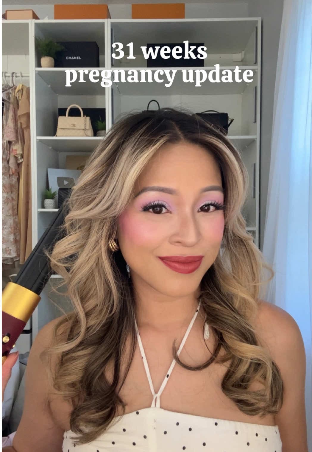 @huyentxo — GRWM while I update u on my baby boy’s name + due date ☺️