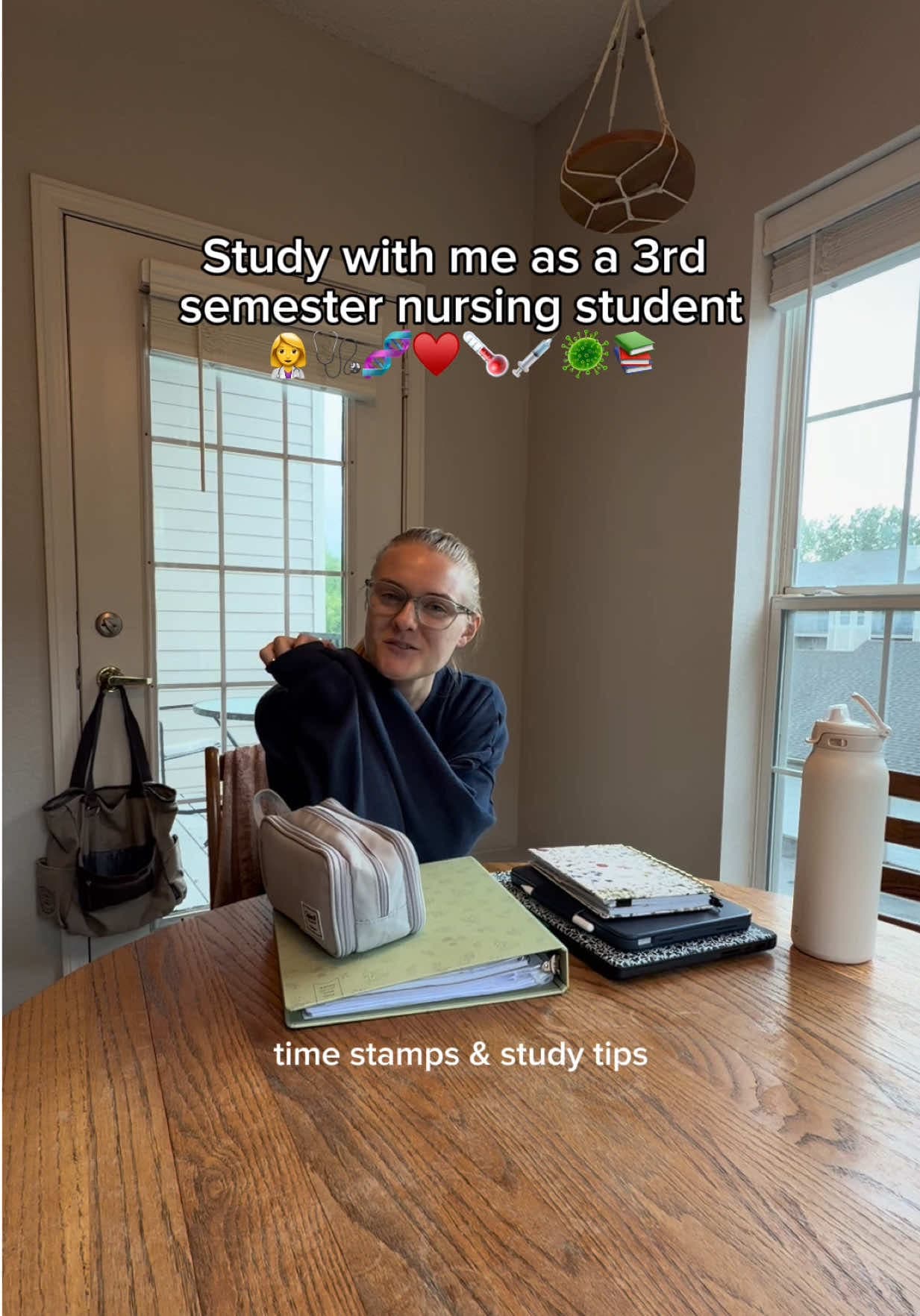 @klassickyla — Study with me💕 I’ve been so busy these last few weeks but I’m finally feeling a bit more caught up. I’ve missed you & hoping I can start posting consistently again🫶 #studywithme #nursingstudent #nur