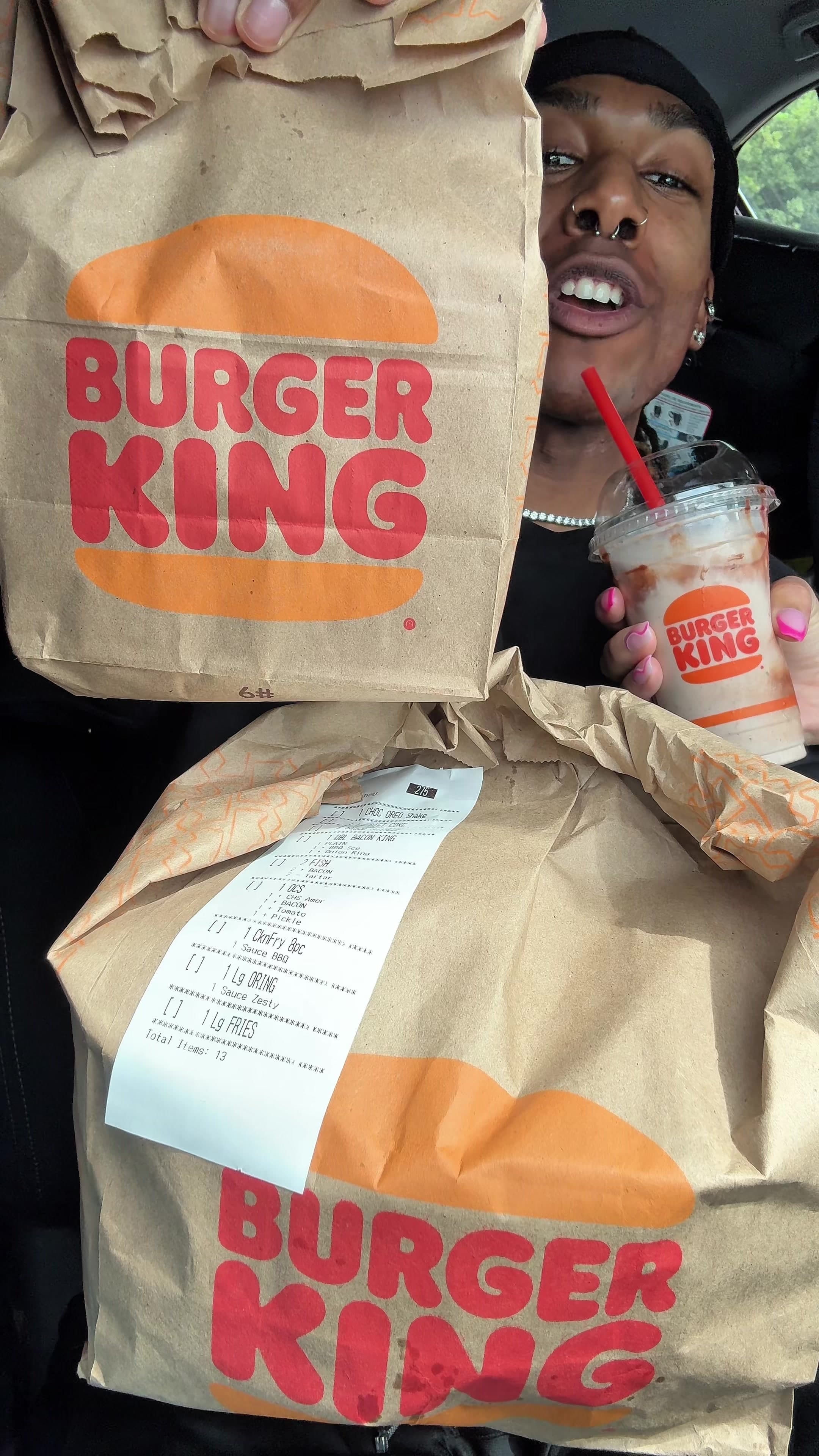 @jaskam_ — My Burger King Order As a Former Employee! #burgerking #myorder #fastfood #mukbang #fyp 