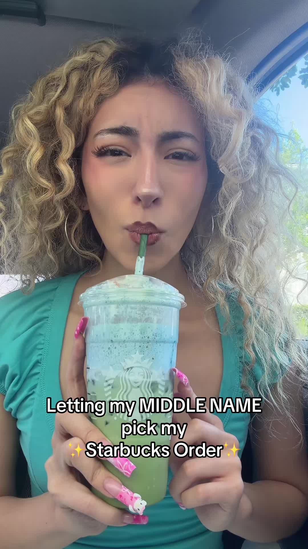 @itsariannetorres — Letting my middle name pick my order #review #secretmenu #starbucks #trend 