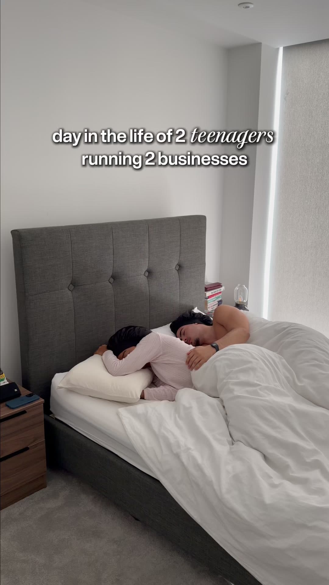@jands.unfiltered — Day in the life of 2 teenagers running two businesses #dayinthelife #youngentrepreneur #sidehustle #entreprenuer #youngandambitious 
