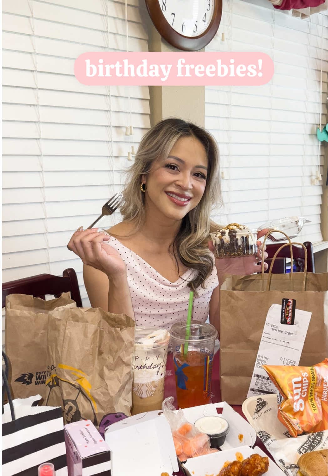 @huyentxo — First year I ever took advantage of my birthday gifts from companies! #birthdaygirl #julybaby #vlog #dailyvlog 